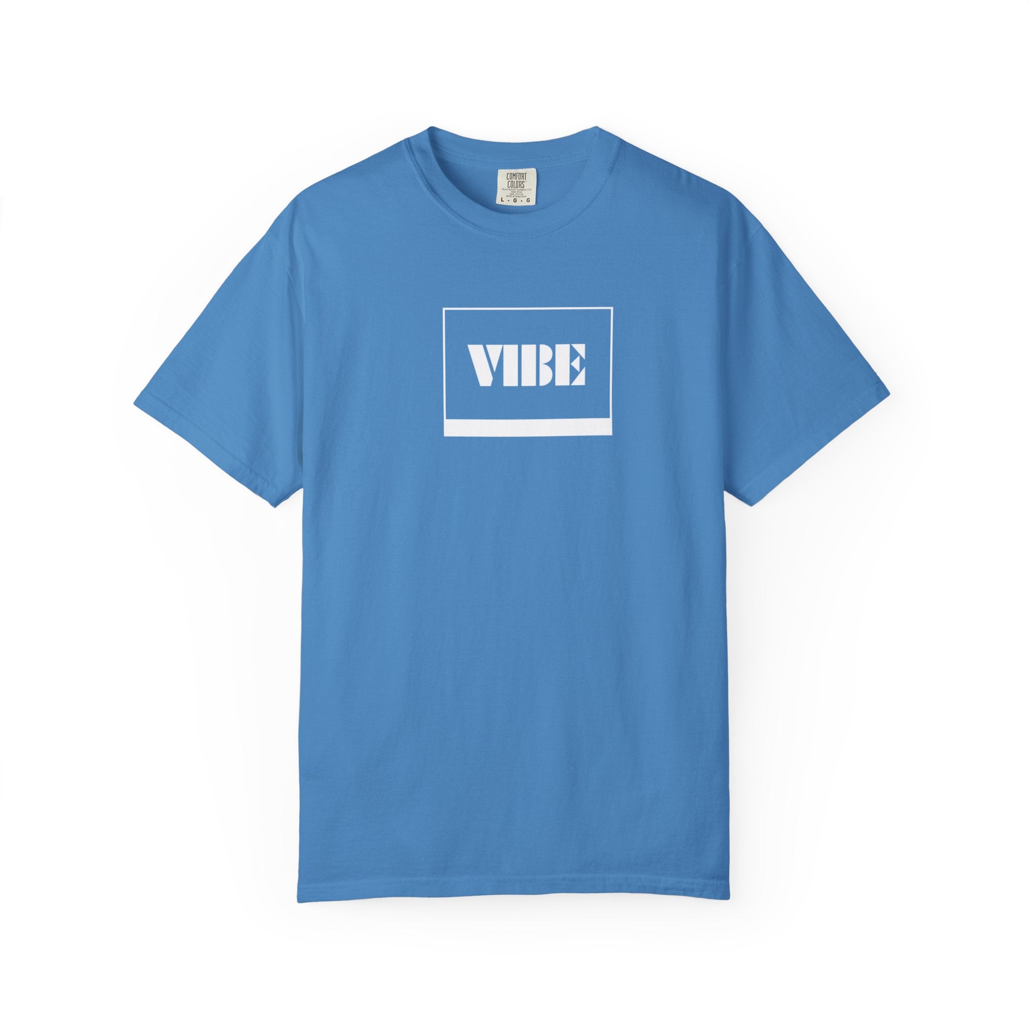 Vibe Unisex Garment-Dyed T-shirt | Casual Wear, Summer Fashion, Gift for Friends, Positive Vibes, Unique Streetwear