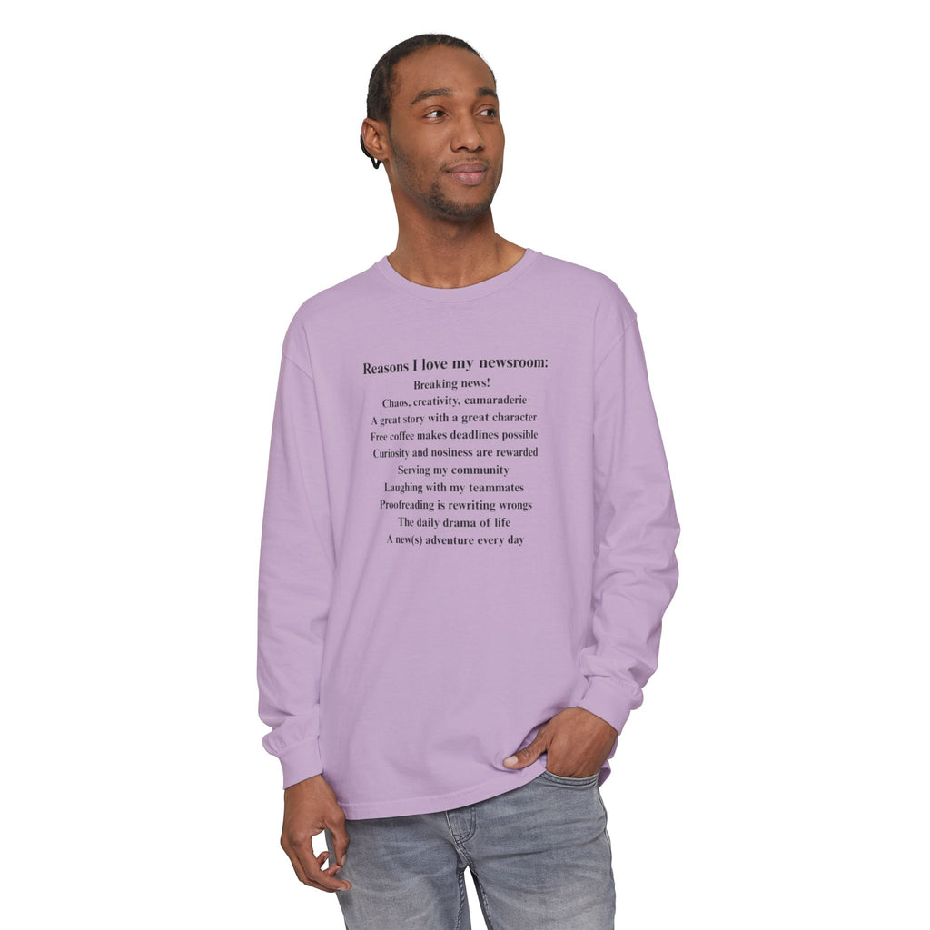 "Reasons I love my newsroom" Fleece Hoodie