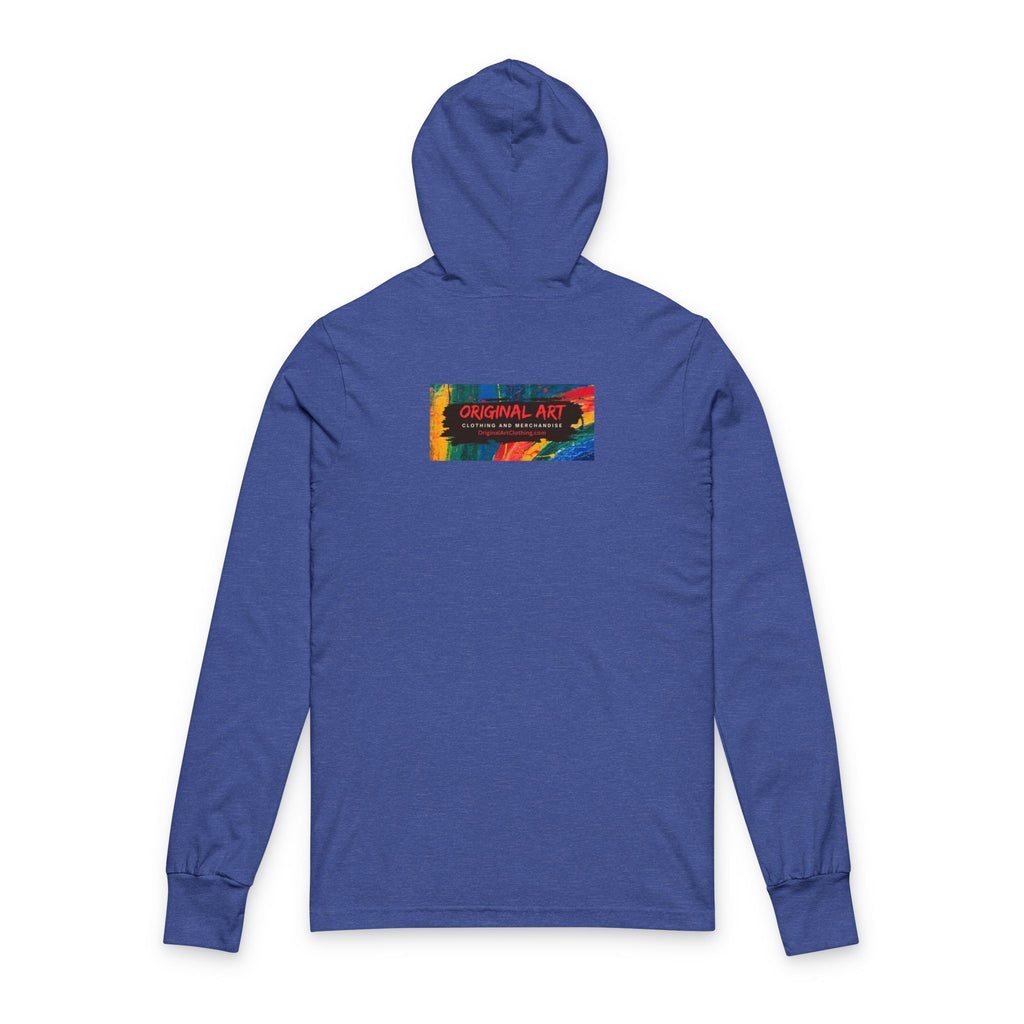 The Bald Life Hooded Long Sleeve Tee — Graphic Hooded Tee for Bold Statement Style