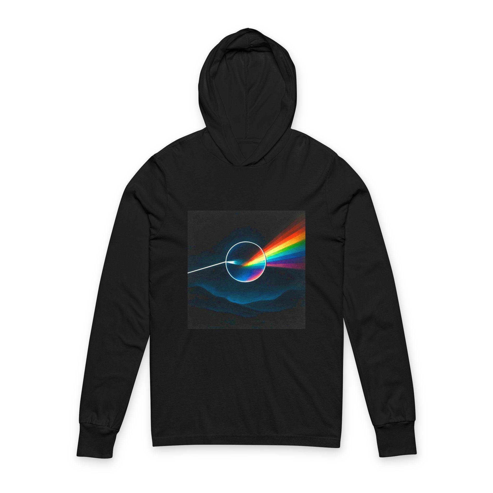 Prism Wave Hooded Long-Sleeve Tee
