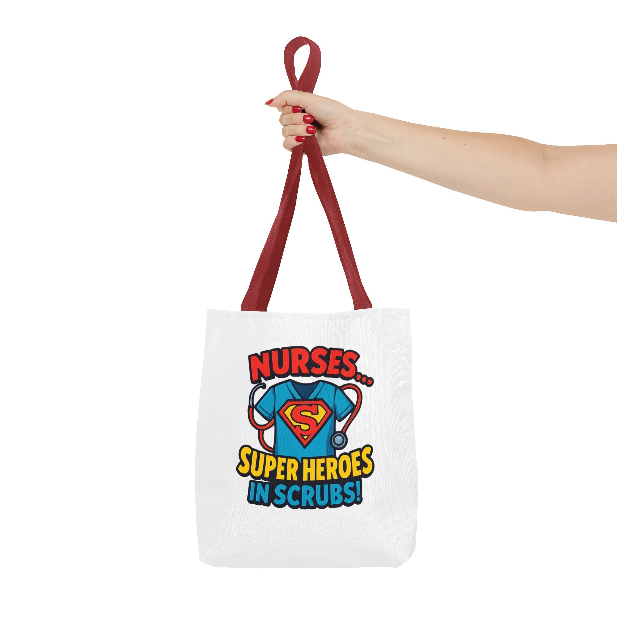 Nurse Tote Bag — "Nurses... Super Heroes in Scrubs" Gift Tote