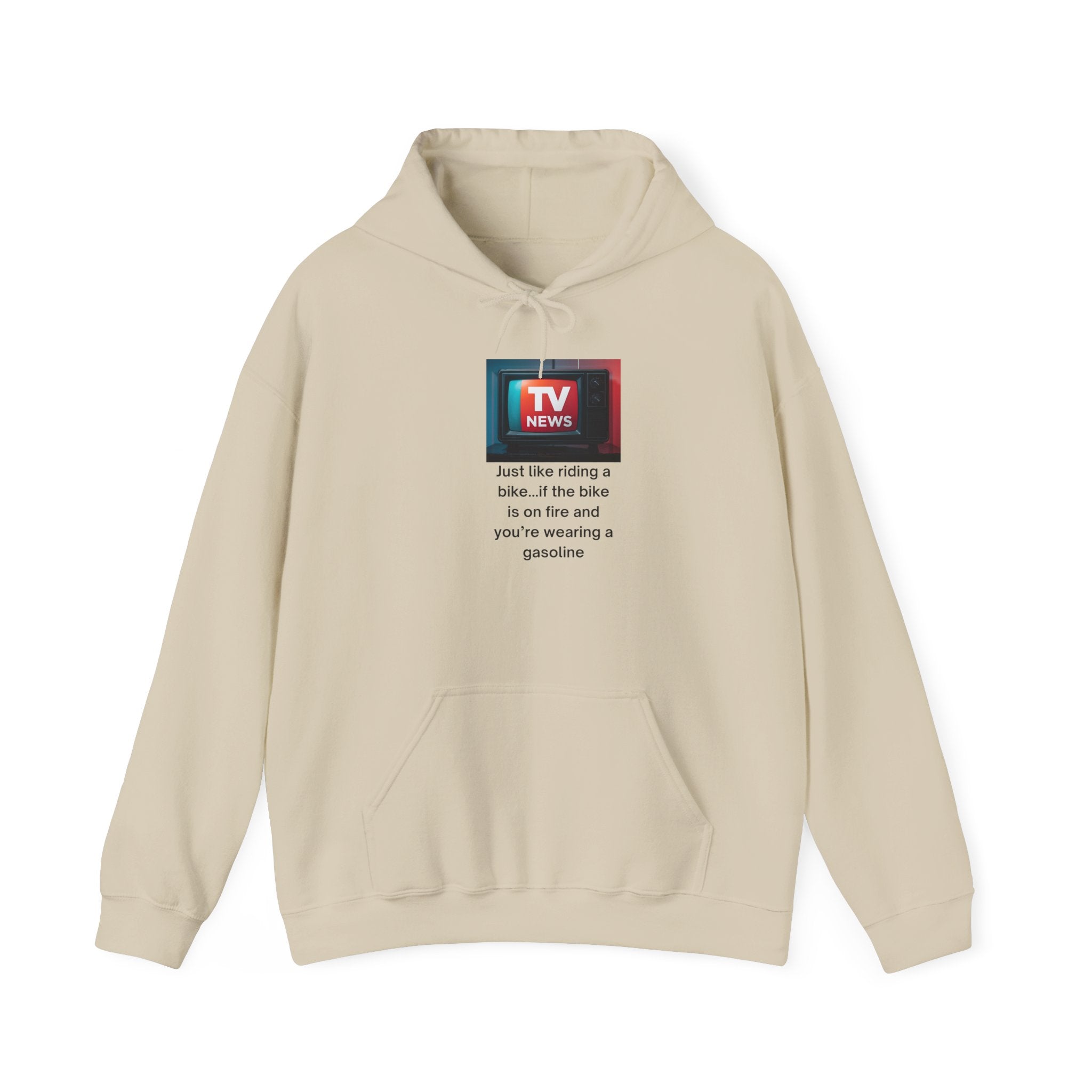 TV News Humor: Unisex Heavy Blend Hoodie