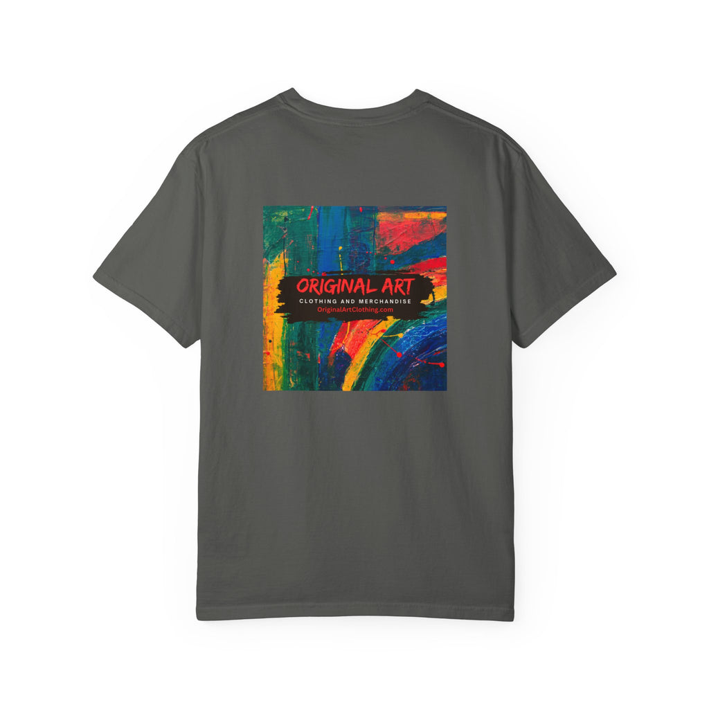 What Up! Tee — Casual Graphic T-Shirt with 'what up!' Front & Original Art Back