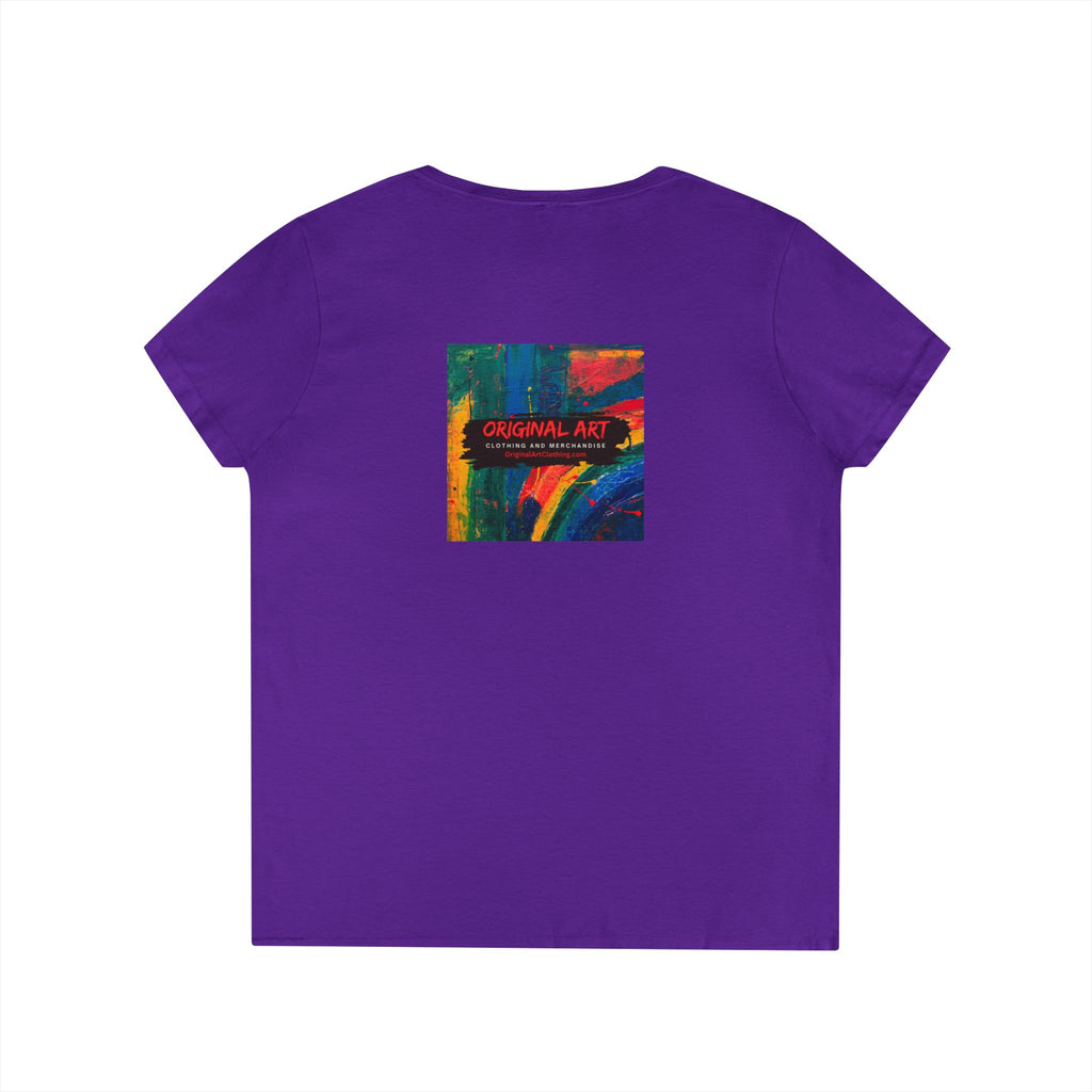 "Behind Every Great Story is Great Video "Camerawoman V-Neck Tee