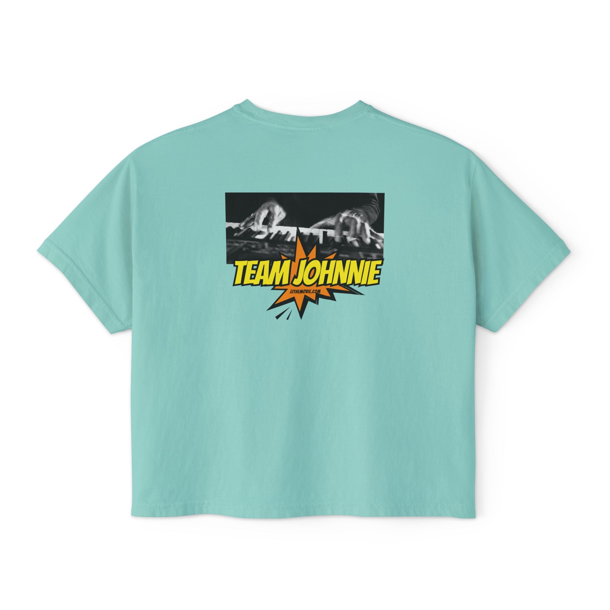 'The Concert: Johnnie Johnson' Ticket Design Graphic Boxy Tee