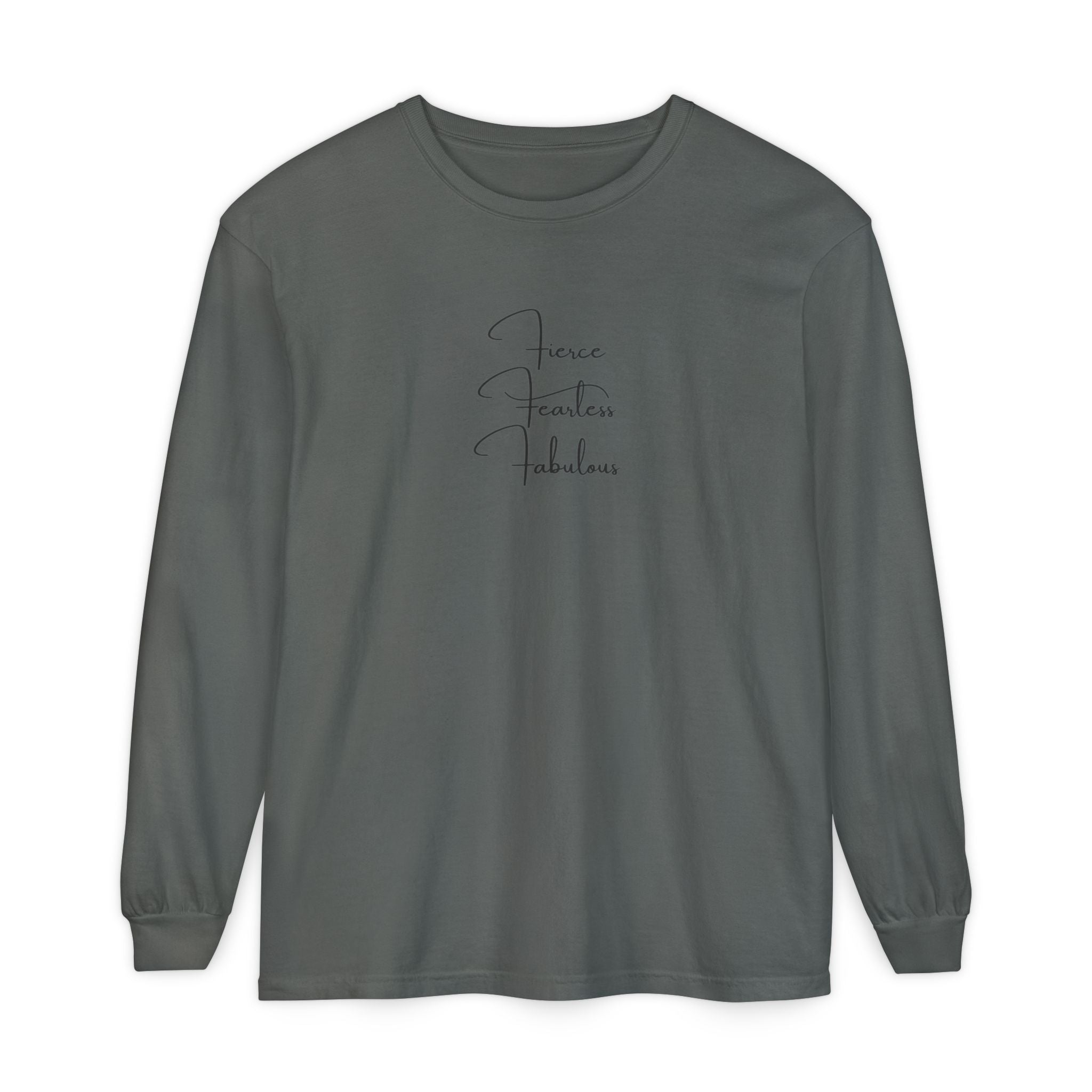 'Fierce Fearless Fabulous' Long Sleeve Tee