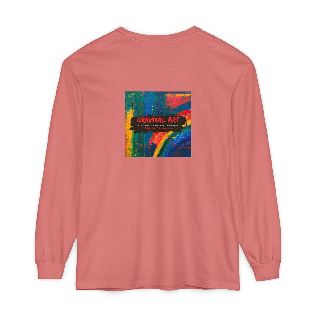 Dog Park Unisex Garment-dyed Long Sleeve T-Shirt