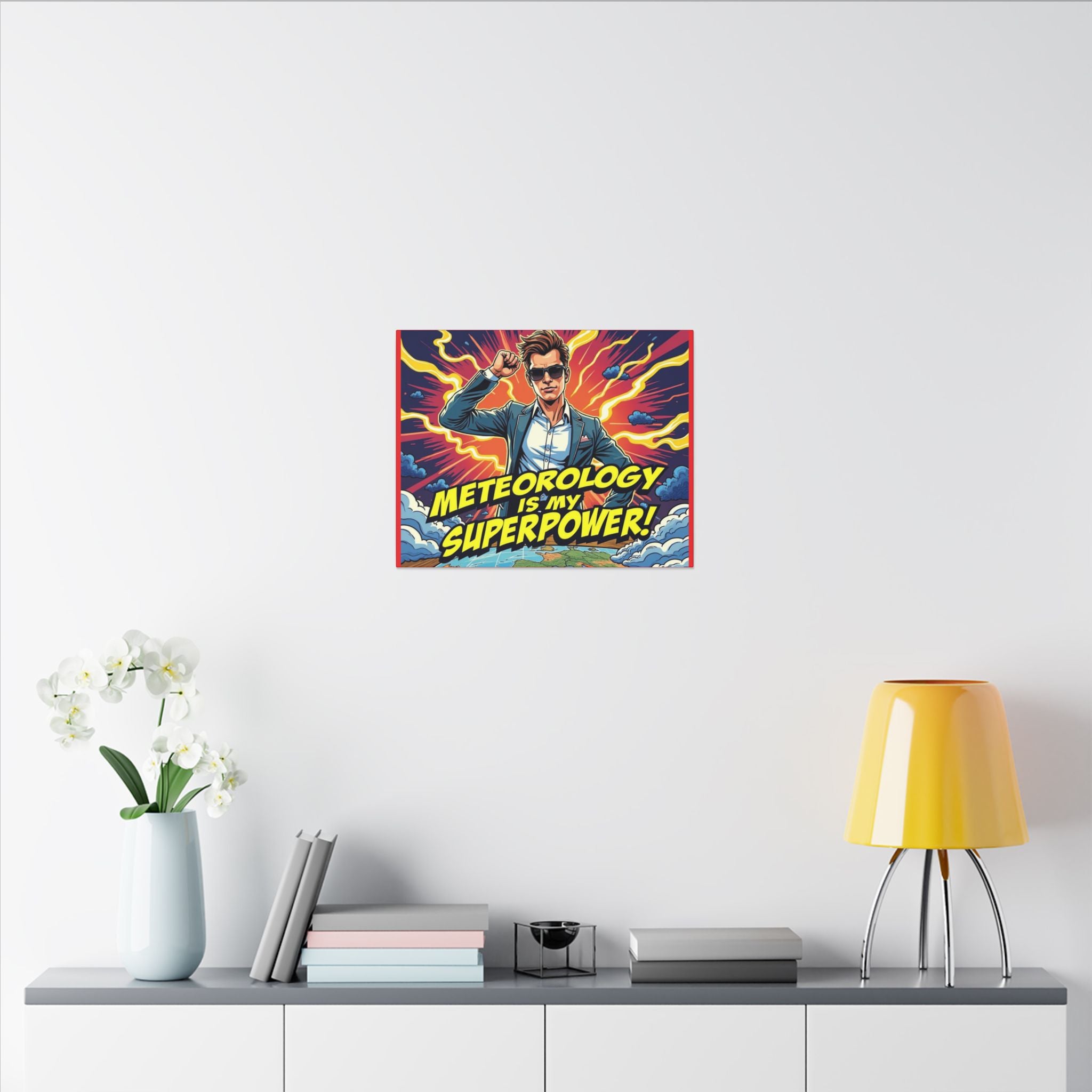 Meteorology Is My Superpower Canvas Wall Art