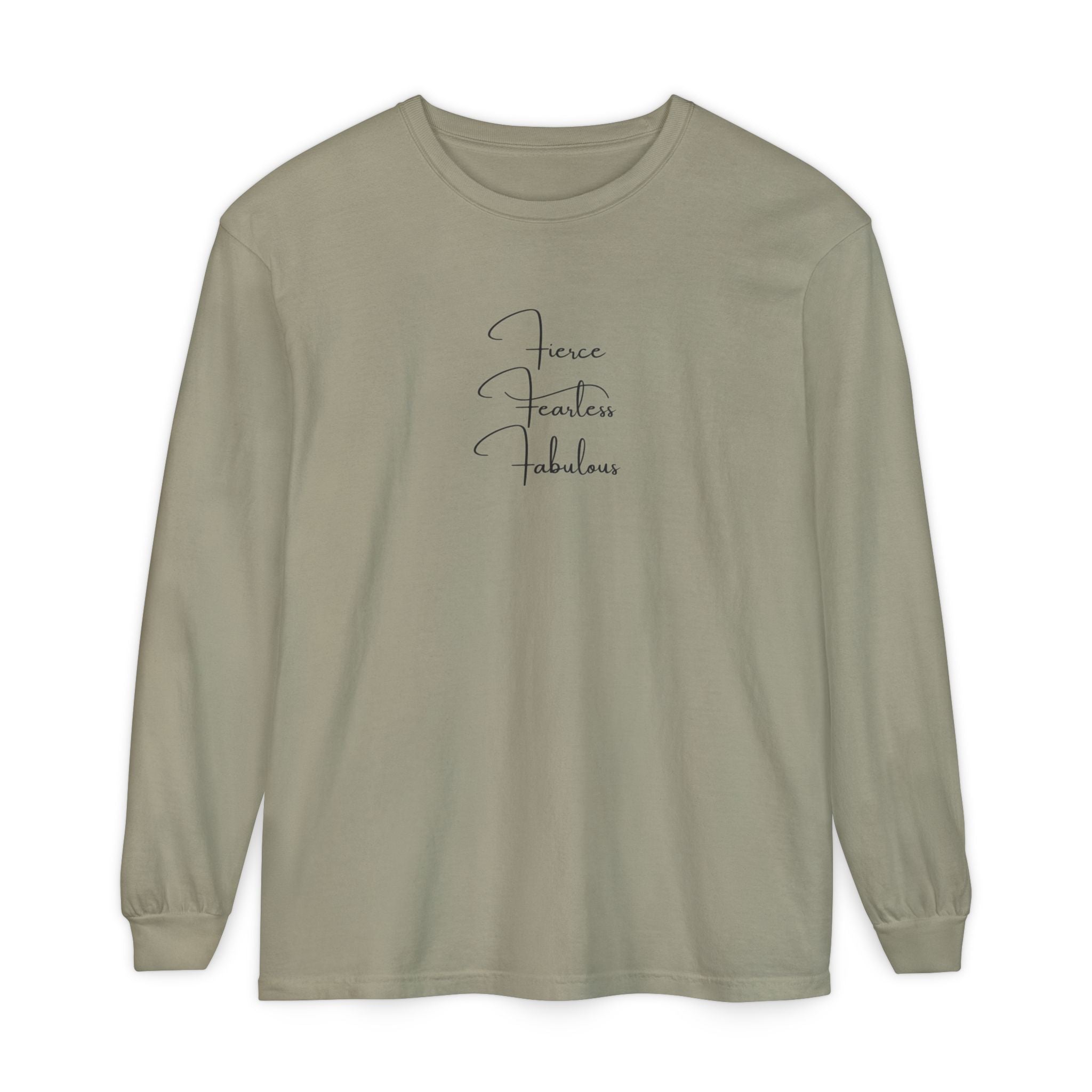 'Fierce Fearless Fabulous' Long Sleeve Tee
