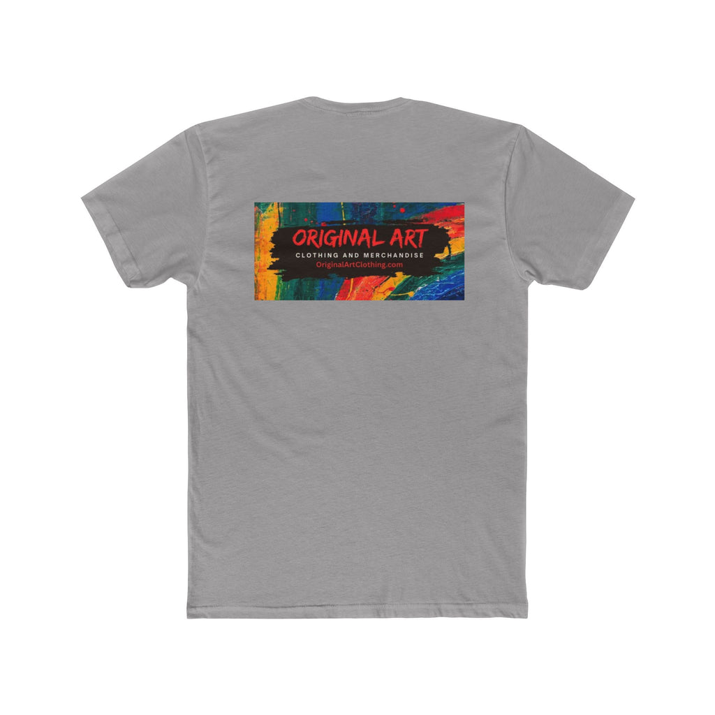 Happy Hour Crew Tee — "Happy Hour" Text Front & Original Art Back Cotton T‑Shirt
