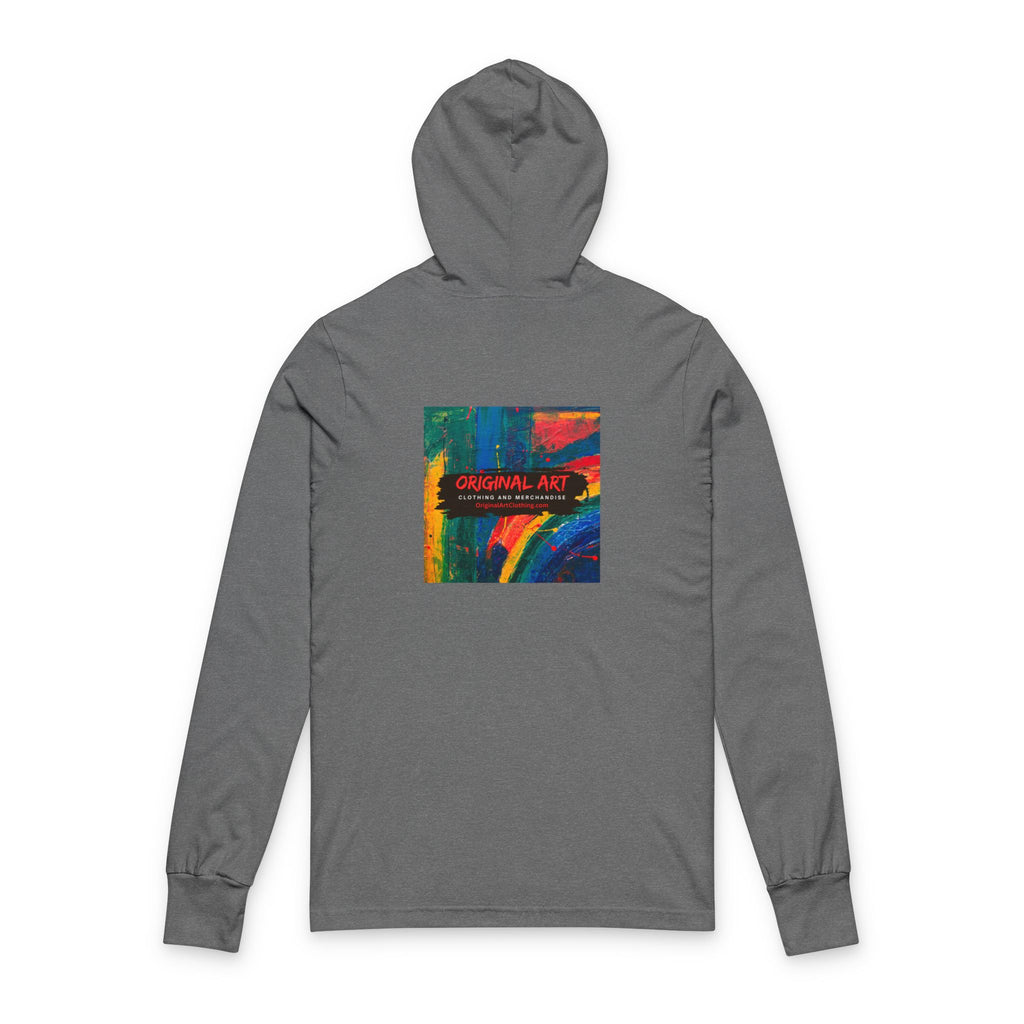 Teacher Hooded Long Sleeve Tee — “I teach. It’s like directing…” (Back Art Print)