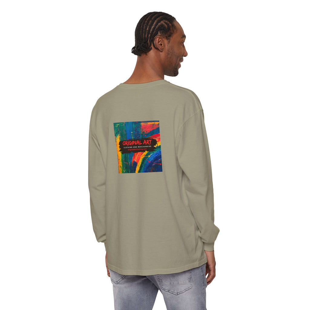 Teacher Long Sleeve Tee — "I teach. I make a difference. Maybe not today, but eventually." — Colorful Back Art