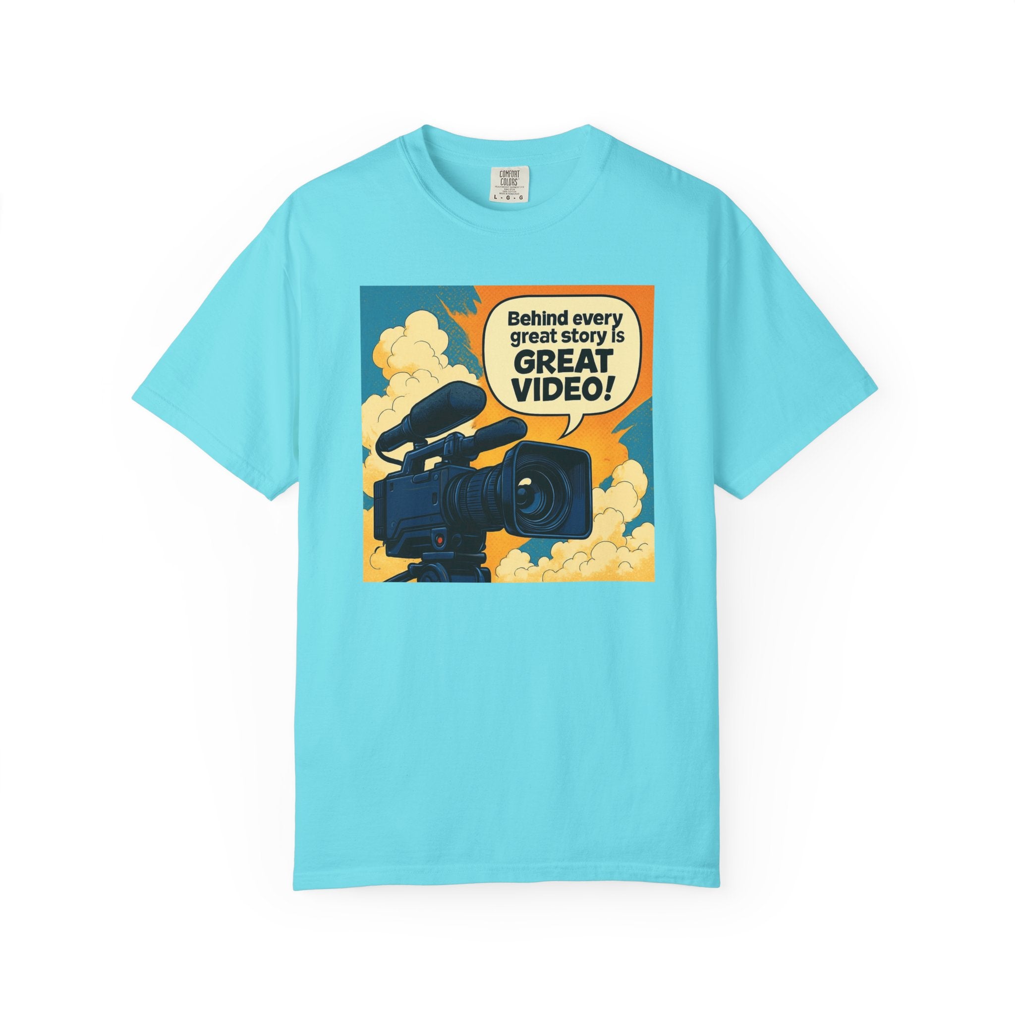 TV News Videographer Unisex Garment-Dyed T-shirt