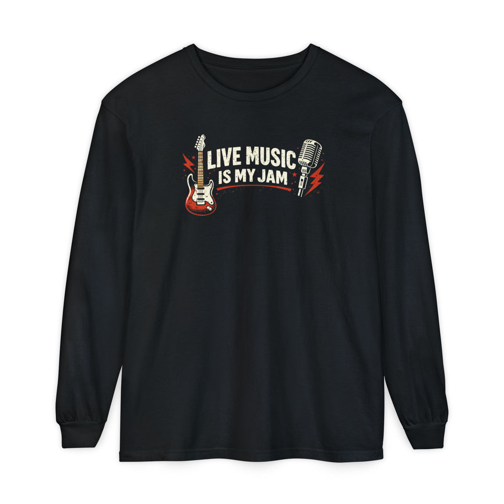 Live Music Is My Jam Long Sleeve Tee