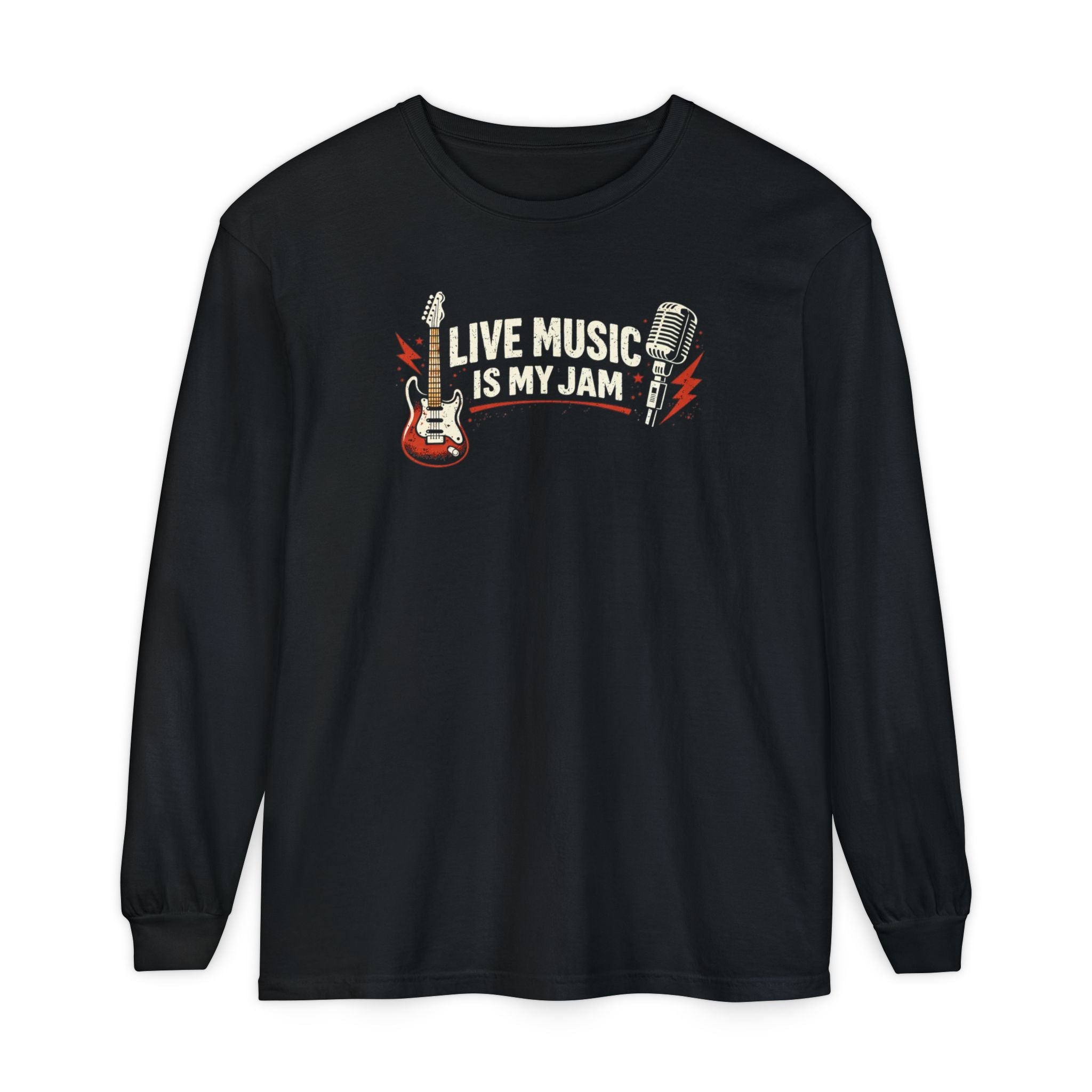 Live Music Is My Jam Long Sleeve Tee