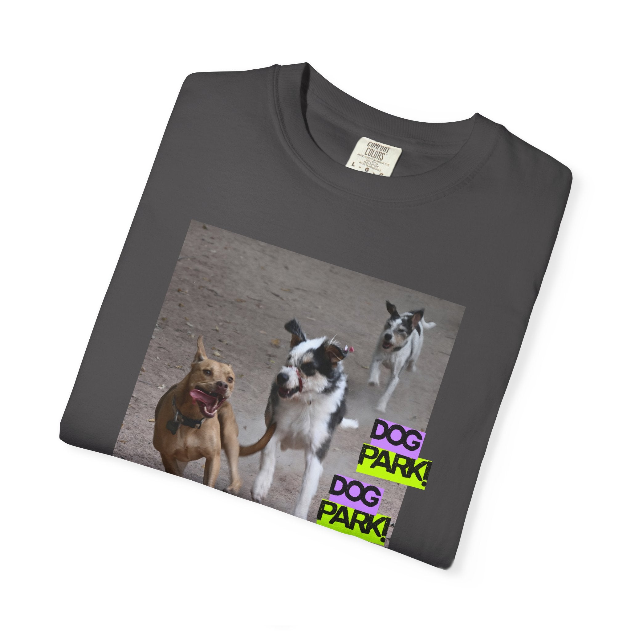 Dog Park Graphic Tee | Fun Pet Lover Shirt, Casual Dog Parent Apparel, Unique Gift for Dog Owners, Animal Lover Fashion