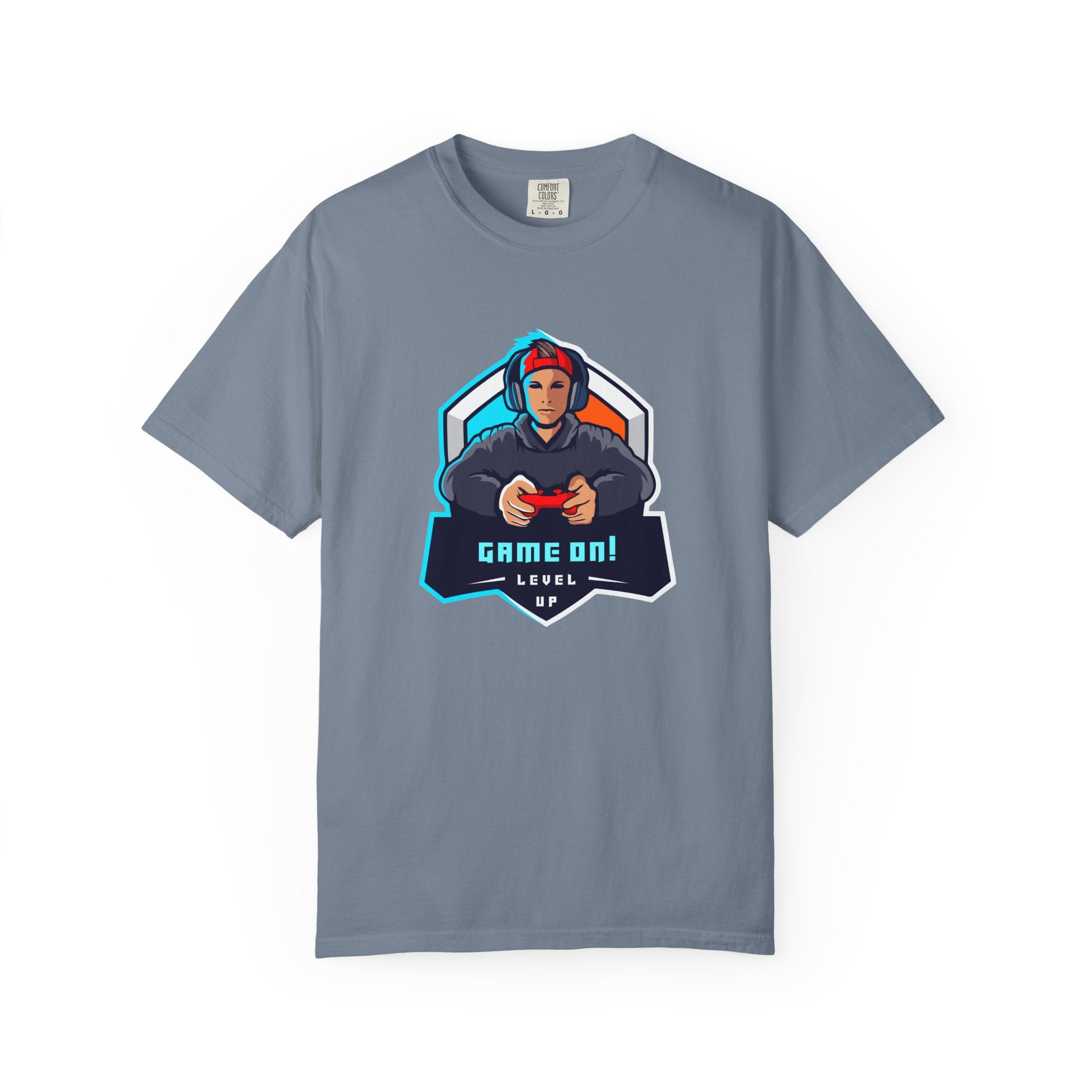 "Game On! Level Up" Graphic Tee Shirt