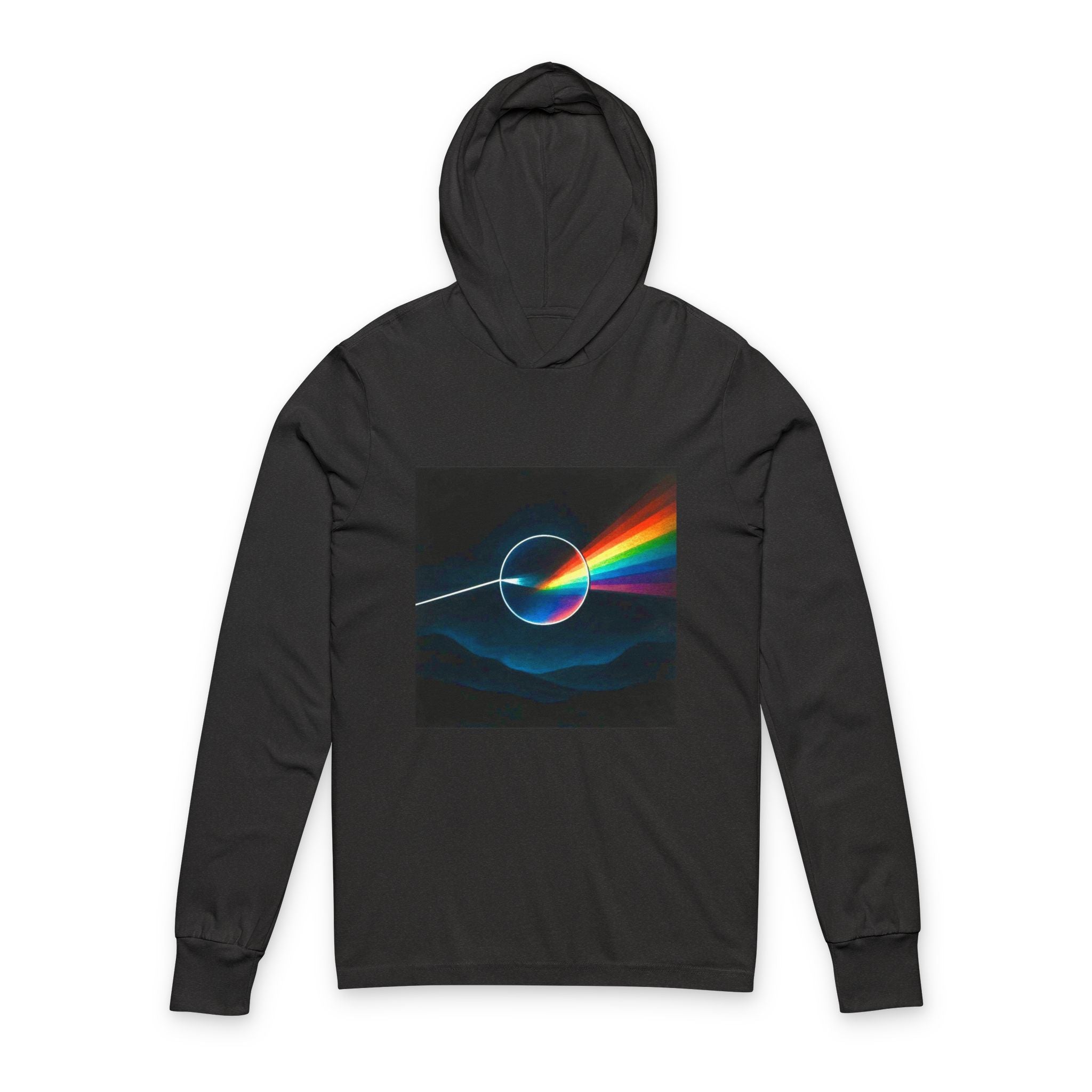 Prism Wave Hooded Long-Sleeve Tee