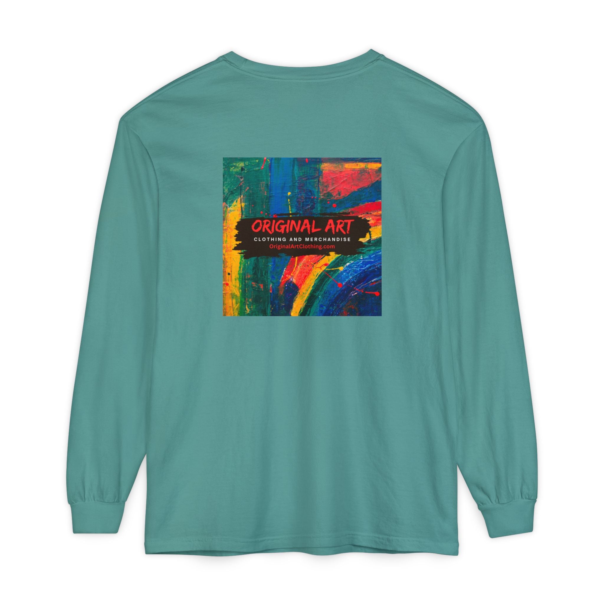 TV News Videographer: Unisex Garment-dyed Long Sleeve T-Shirt