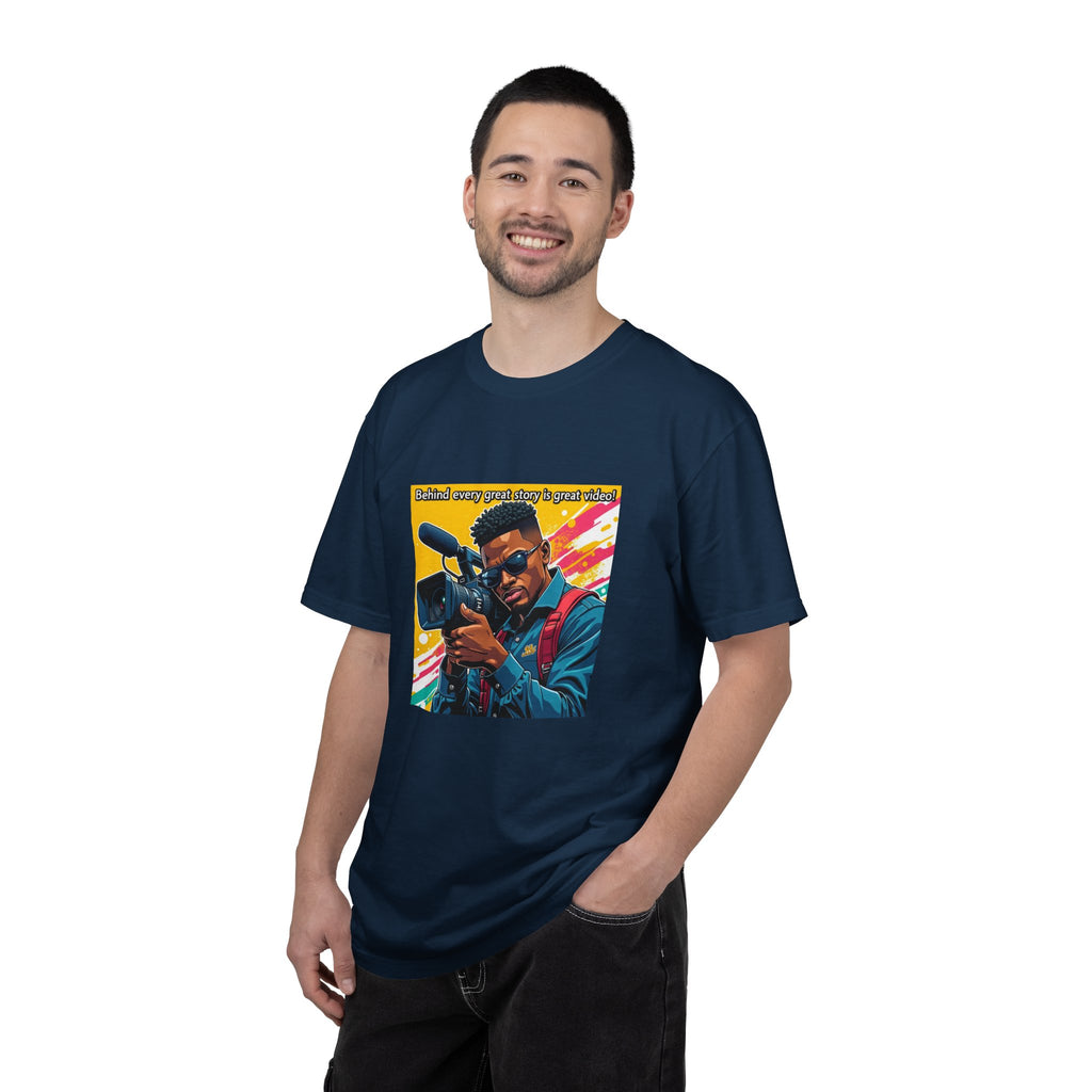 "Behind Every Great Story is Great Video" Graphic T-Shirt