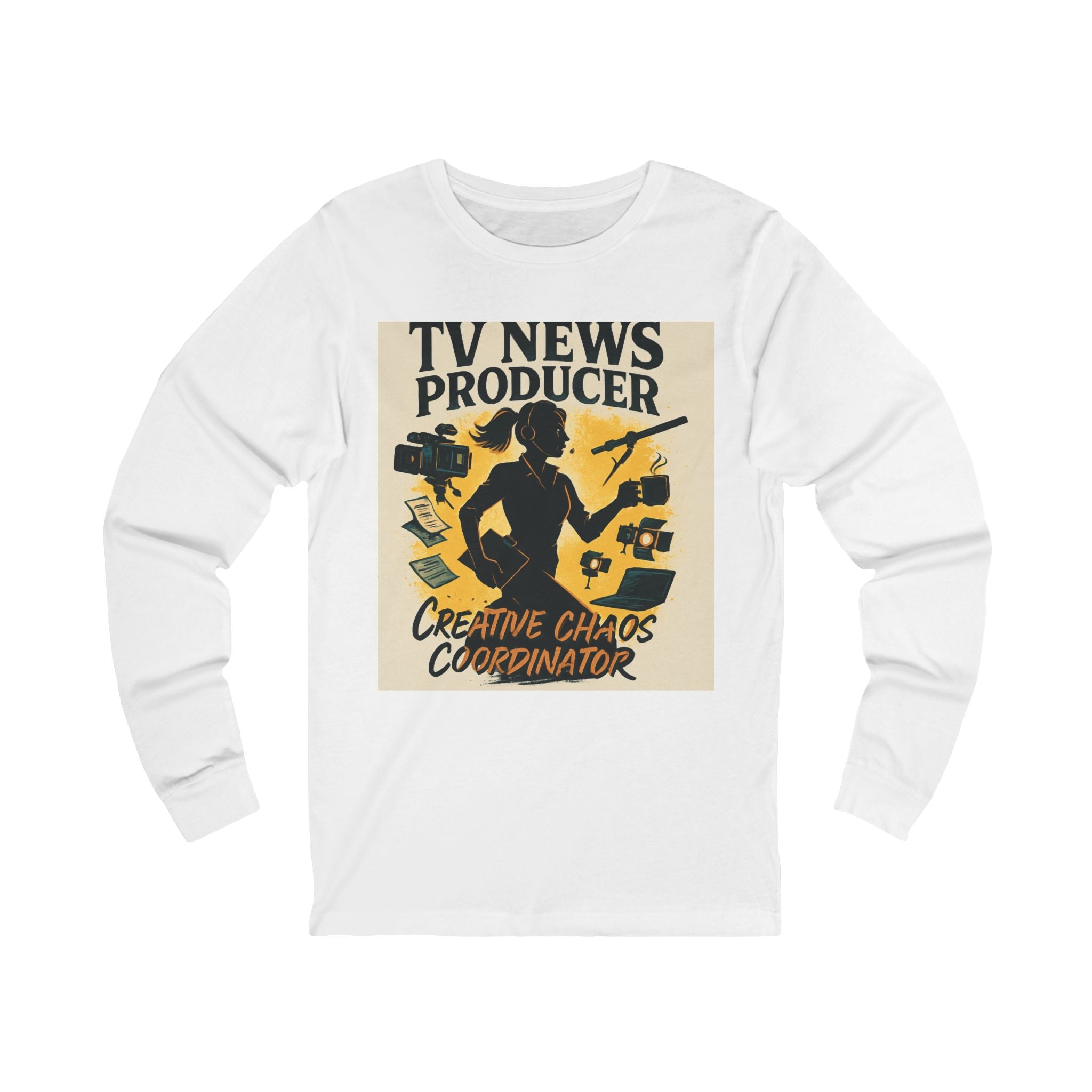 TV News Producer Unisex Jersey Long Sleeve Tee