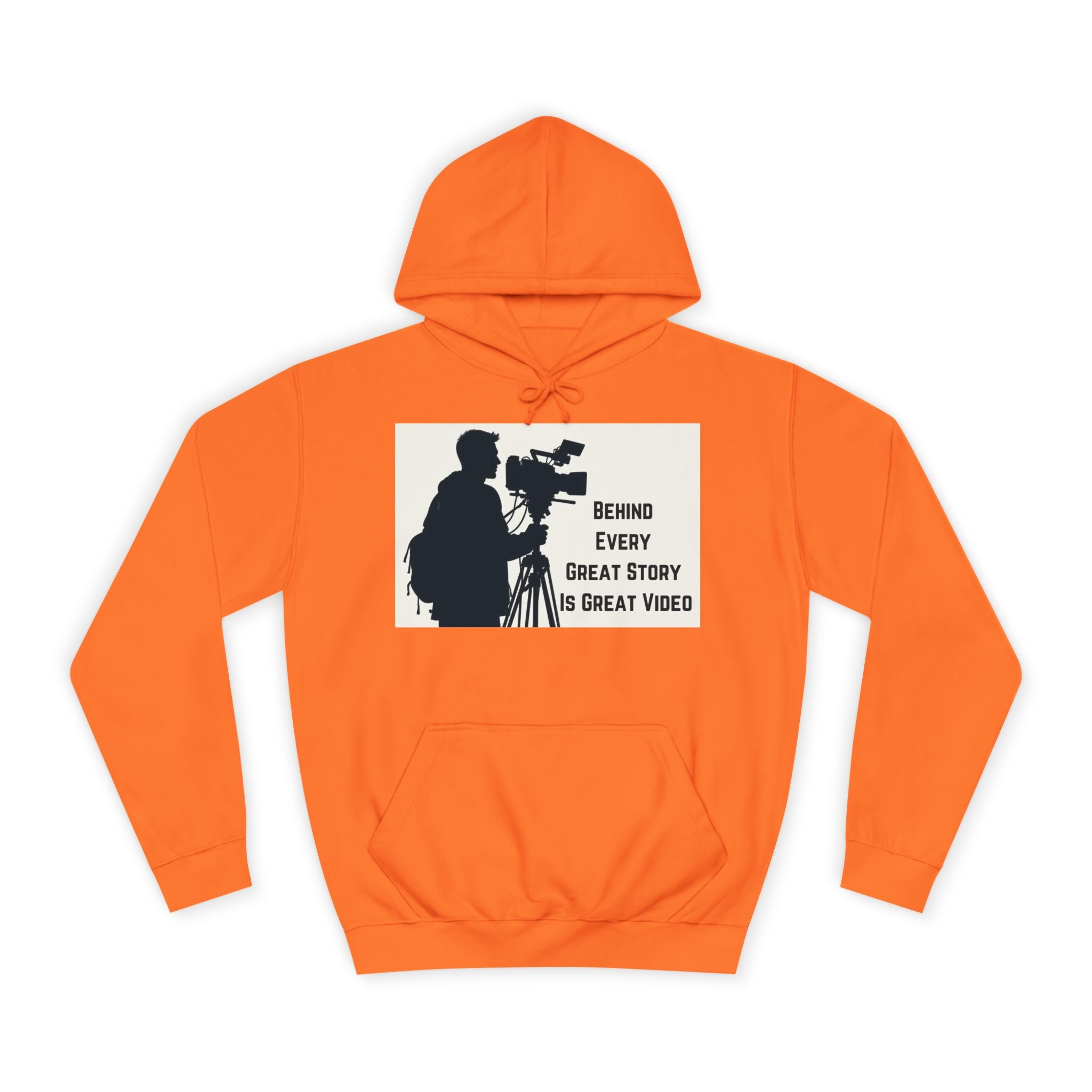 TV News Videographers: Unisex College Hoodie