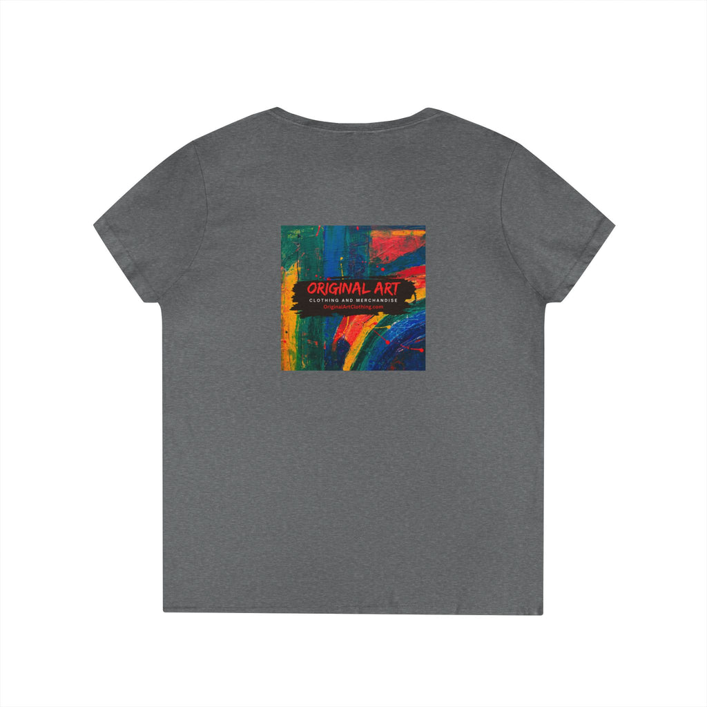 Crazy Bitch Bingo Ladies' V-Neck T-Shirt — Funny Bingo Tee for Women
