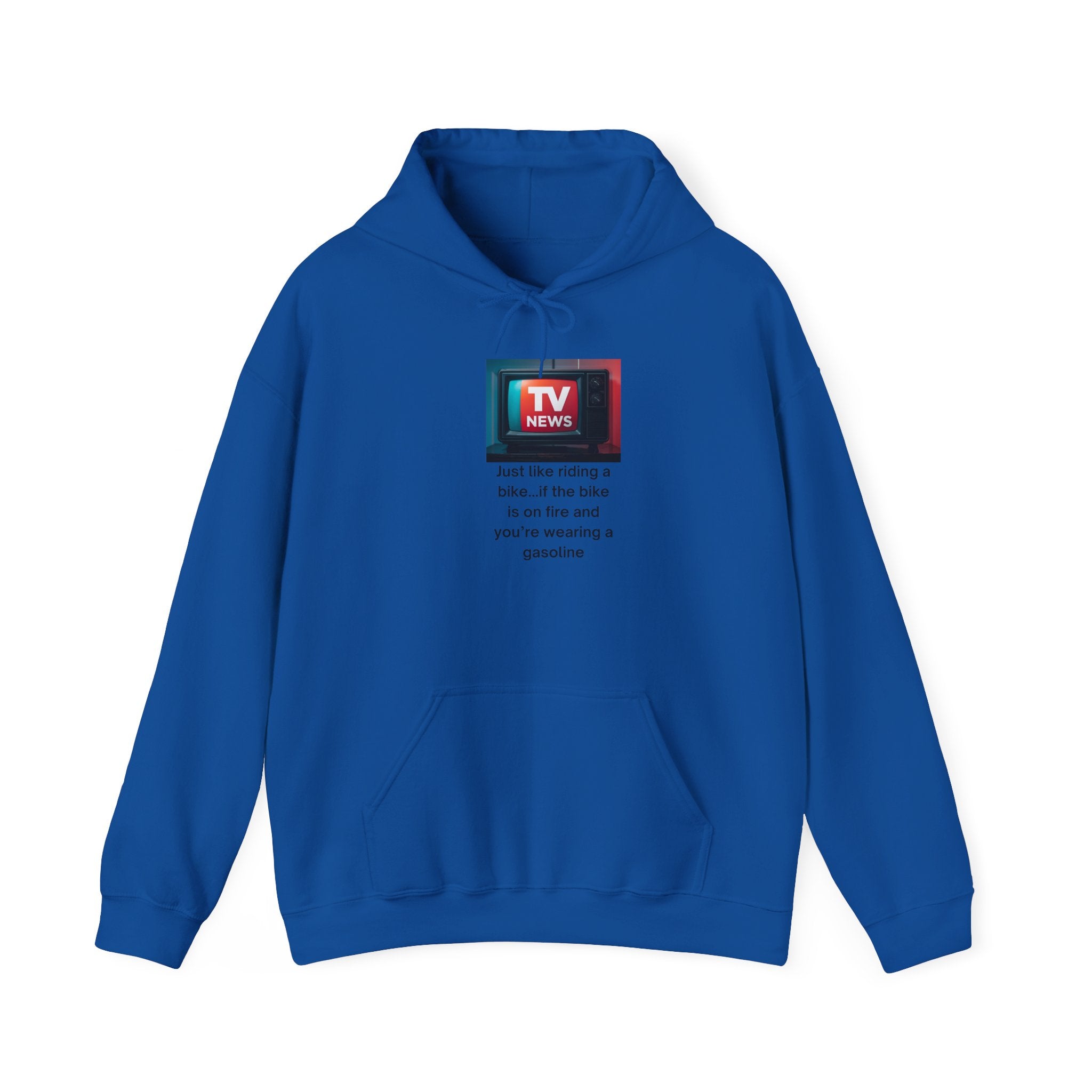 TV News Humor: Unisex Heavy Blend Hoodie