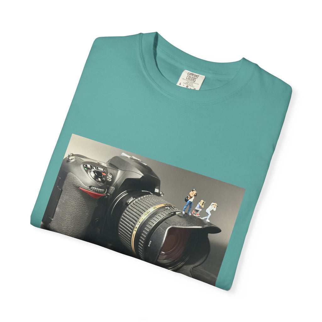 Patience & Focus Camera Tee — Photographer Inspirational Graphic T-Shirt