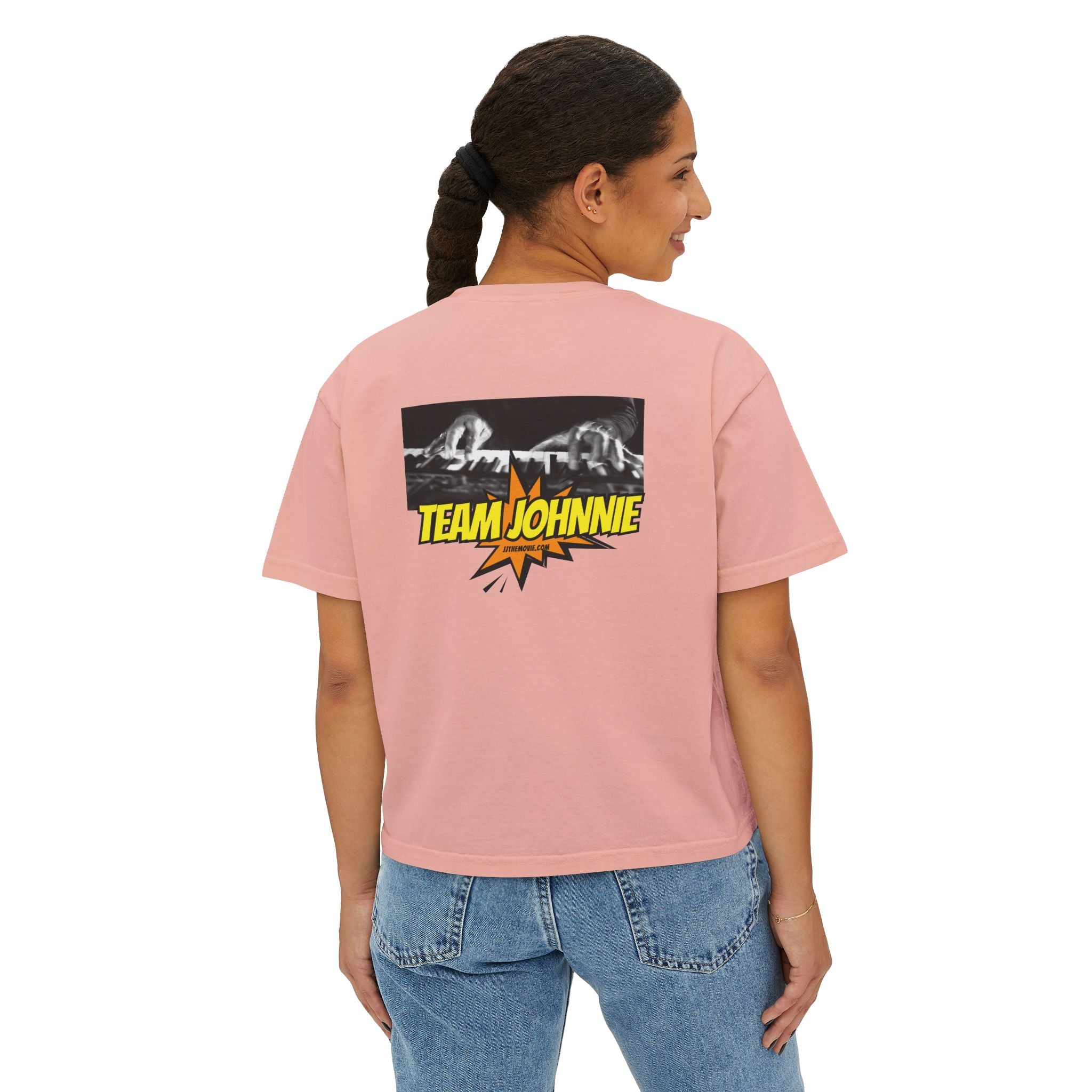 'The Concert: Johnnie Johnson' Ticket Design Graphic Boxy Tee