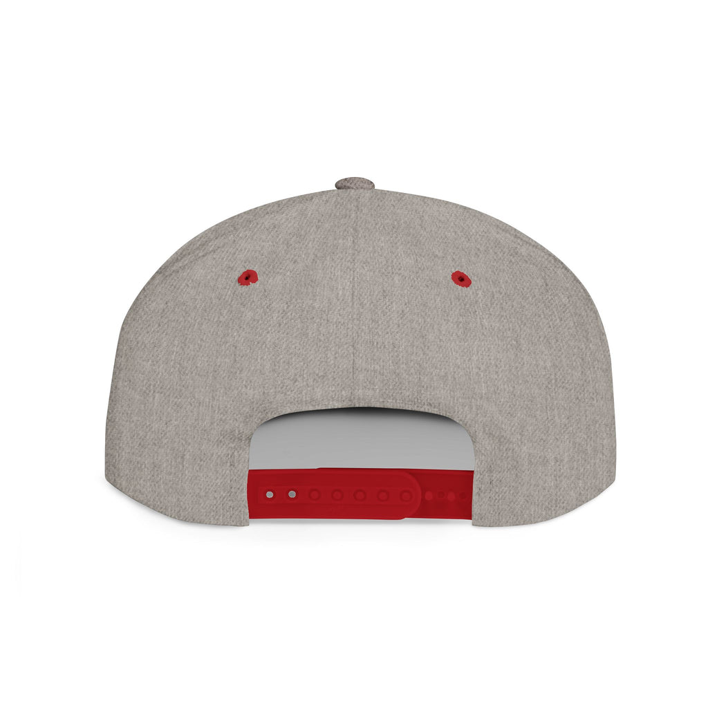 Snapback Hat — "Live Music Is My Jam" Graphic Flat Bill Cap