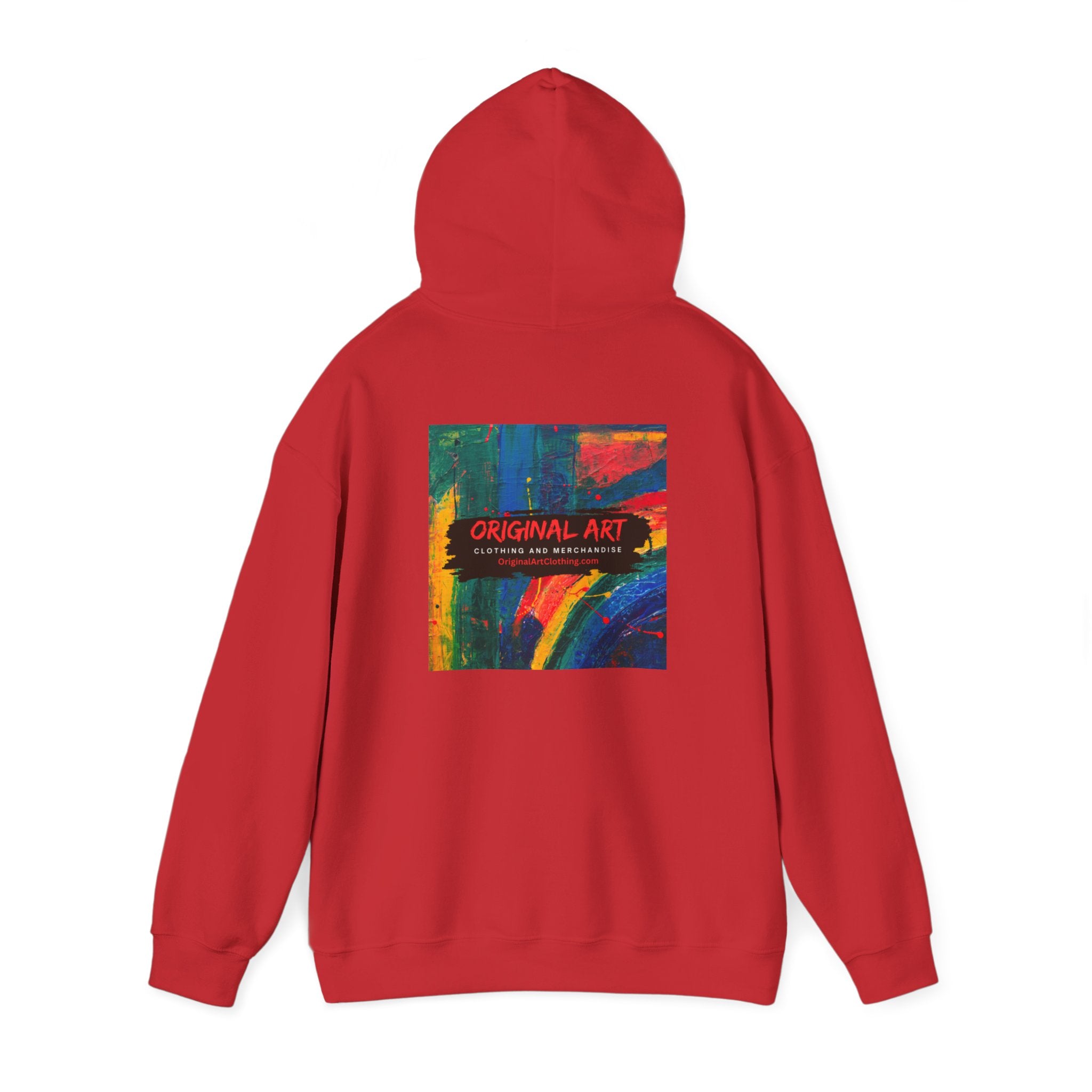 "Producing is My Super Power!" Retro Arcade Girl Graphic Hoodie — "Original Art" Back Print