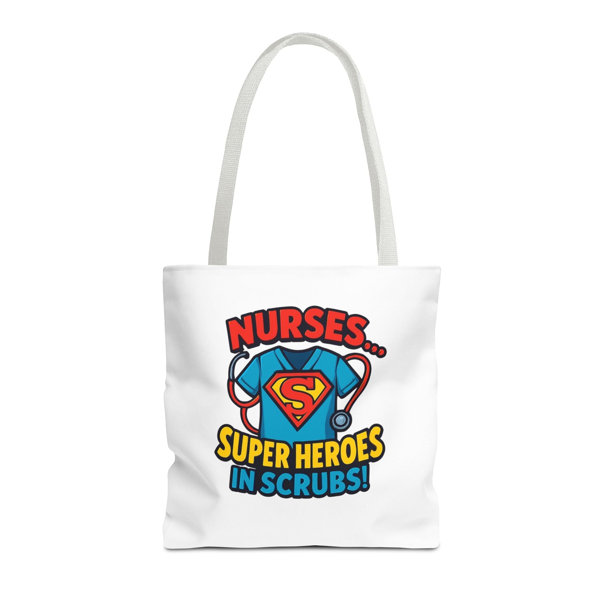 Nurse Tote Bag — "Nurses... Super Heroes in Scrubs" Gift Tote