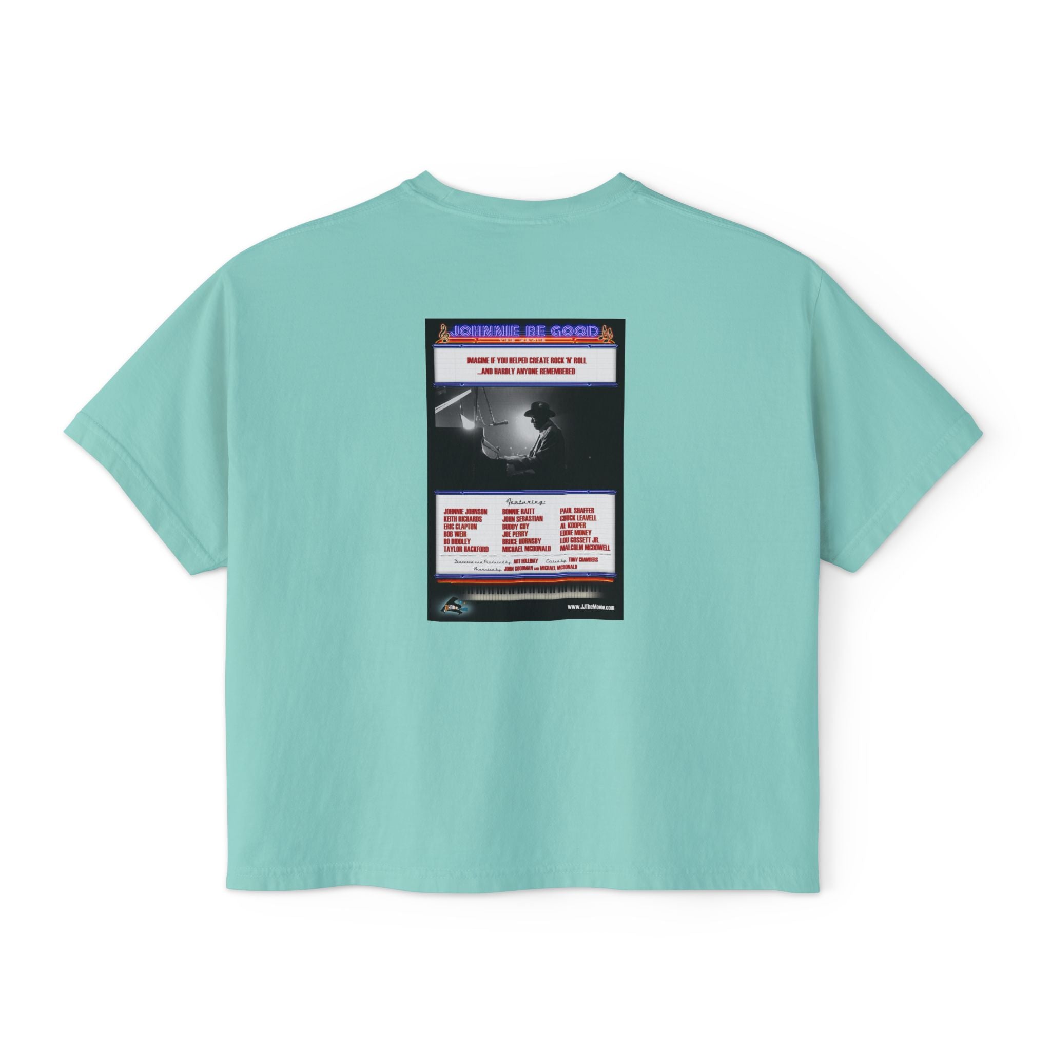 Johnnie Be Good documentary Women's Boxy Tee —