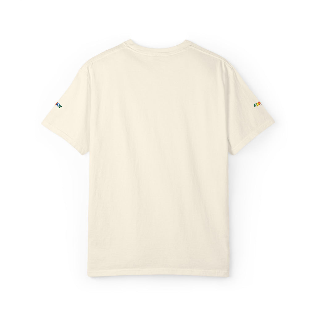 "Fancy" Colorful Logo T-Shirt — Small Chest & Sleeve Graphic