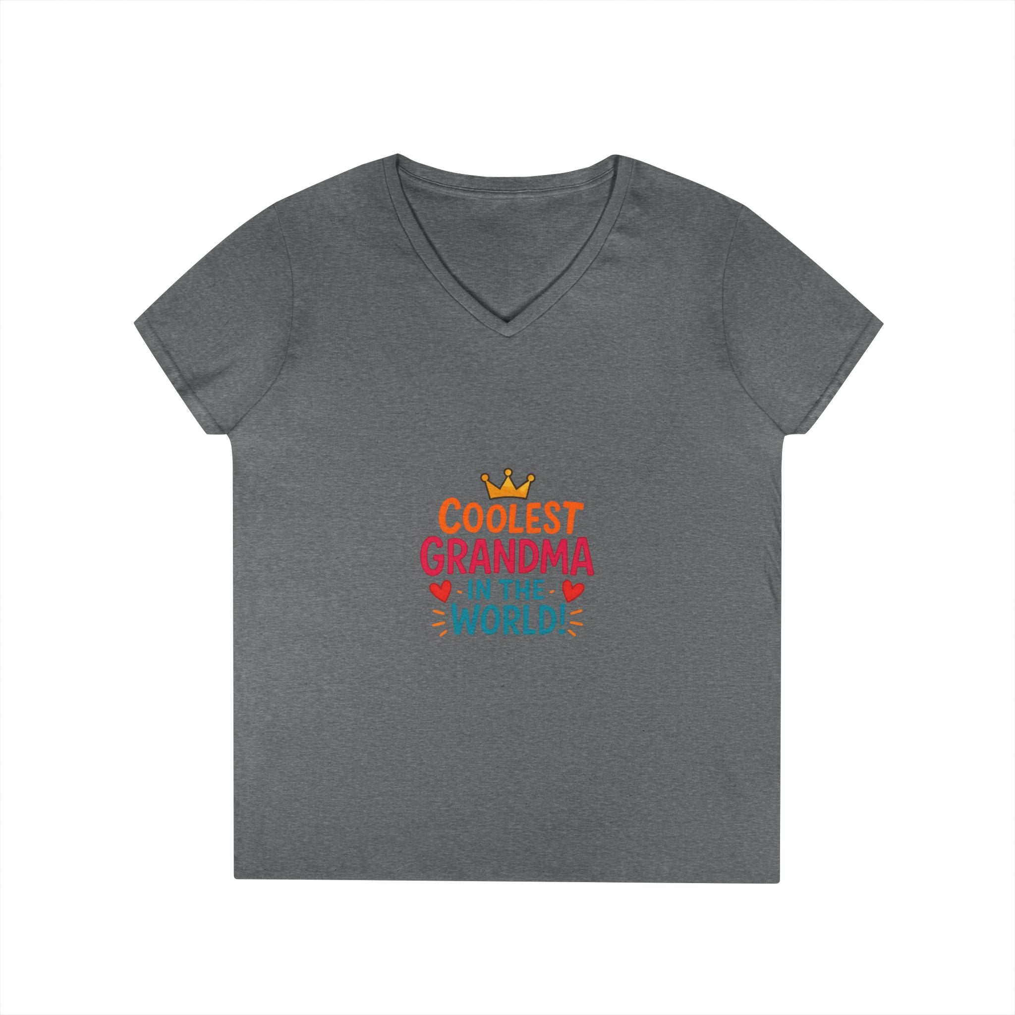 Coolest Grandma in the World V-Neck T-Shirt
