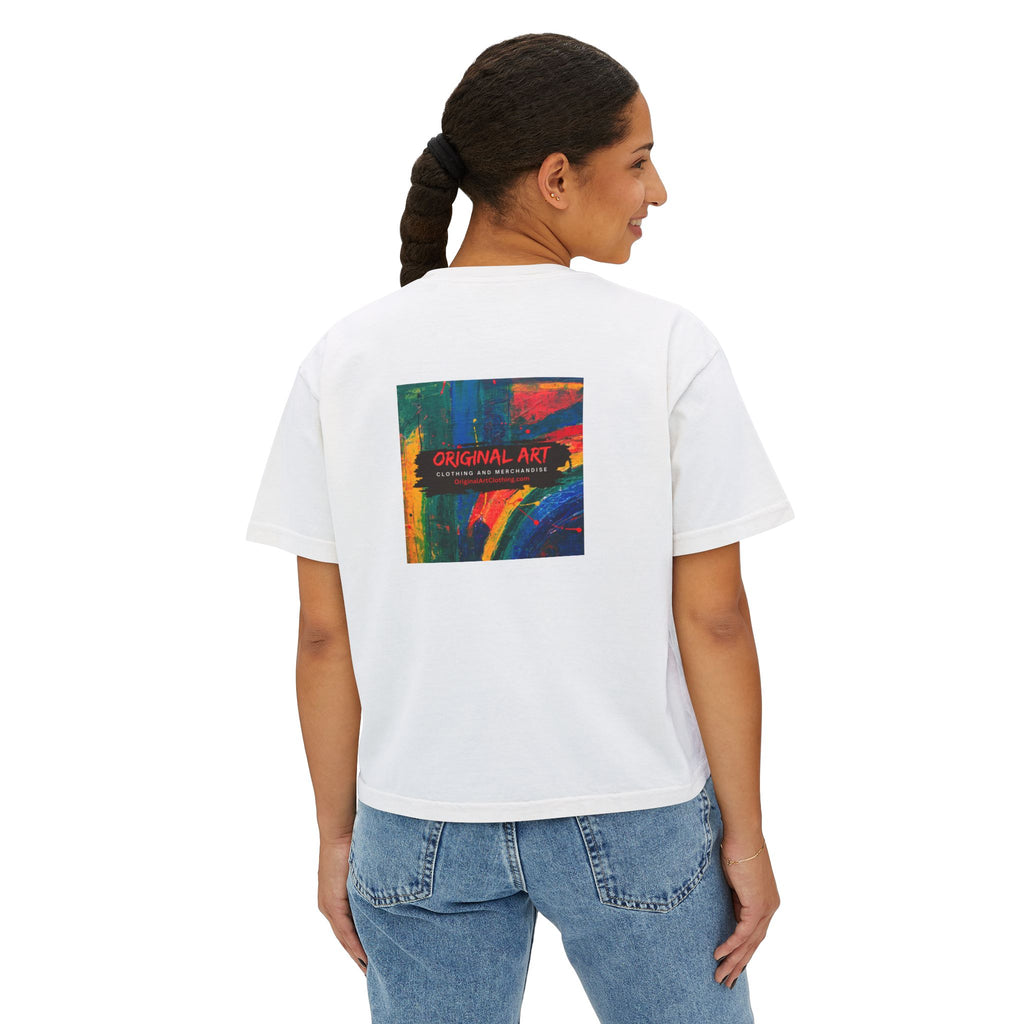 Teacher Quote Boxy Tee — "I teach. It's like directing a dramedy..."