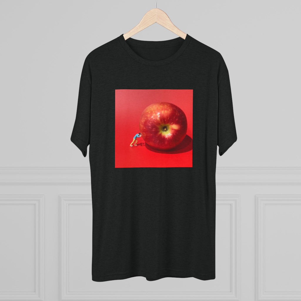 Artistic Apple Graphic Tee — Original Art Square Print