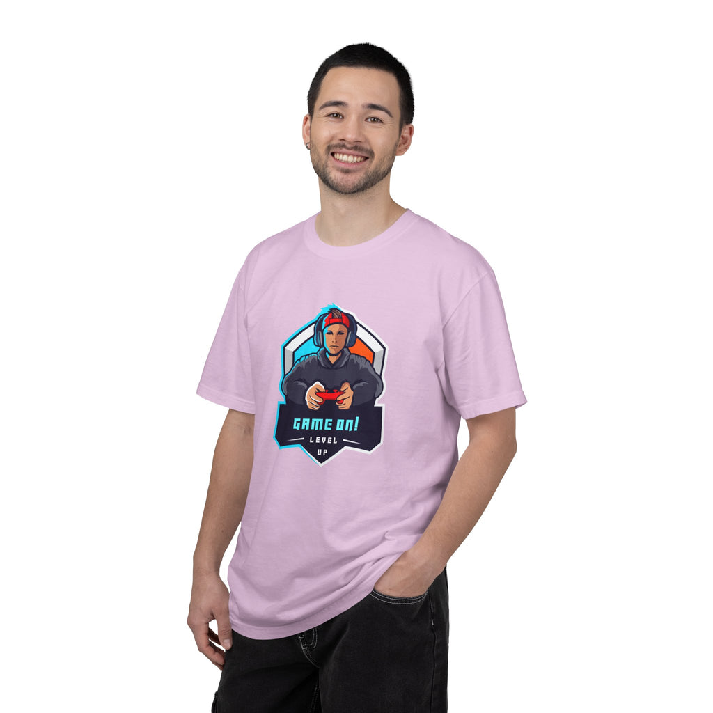 "Game On! Level Up" Graphic Tee Shirt
