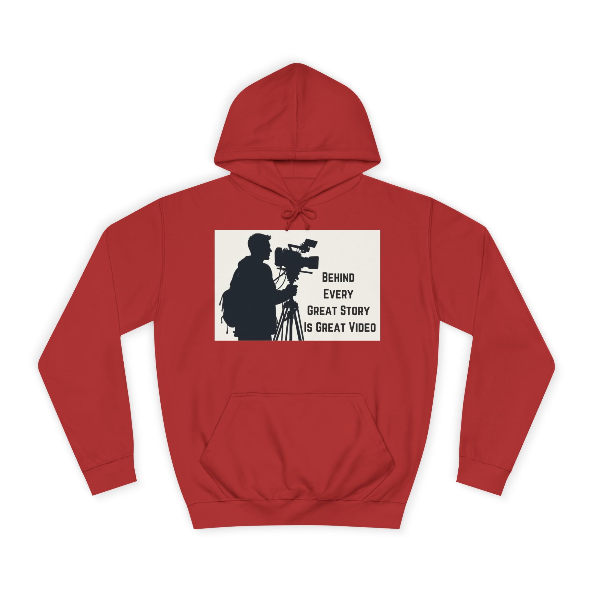 TV News Videographers: Unisex College Hoodie