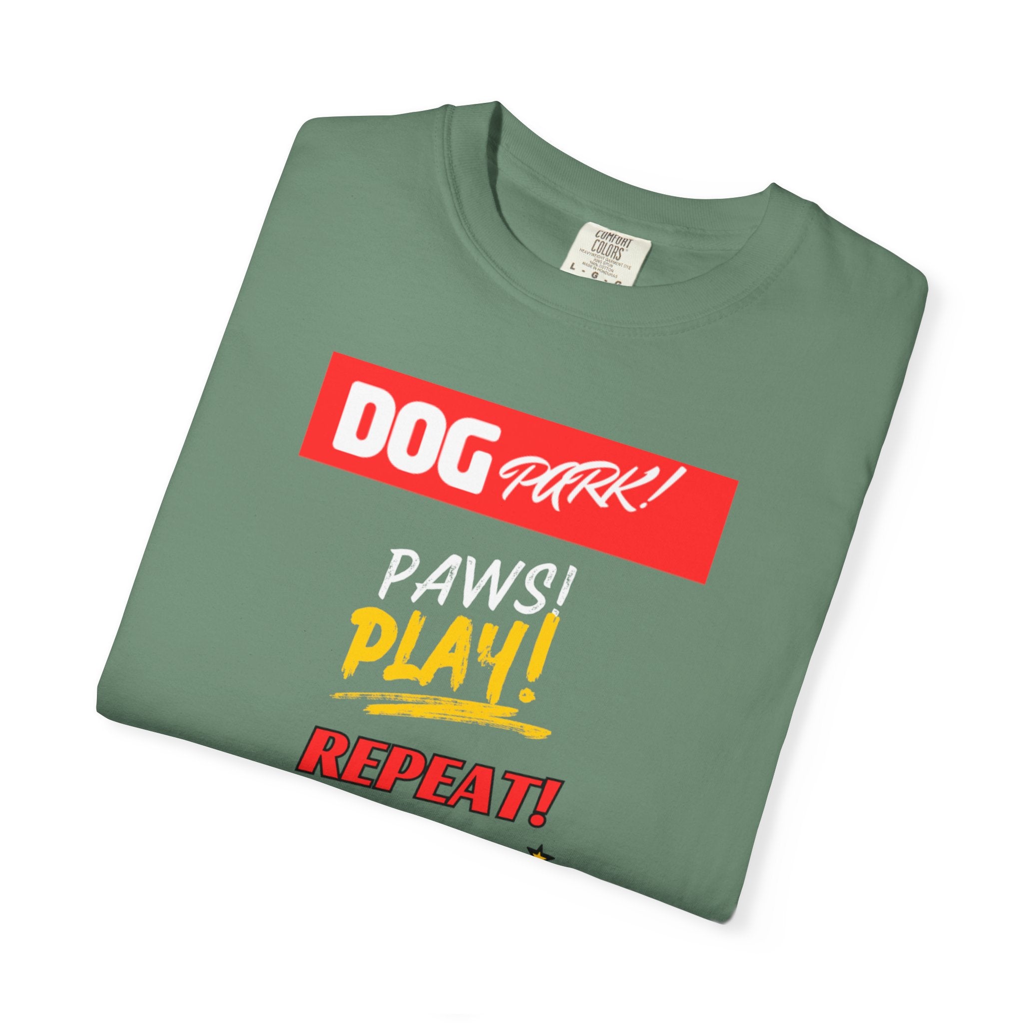 Dog Park Unisex Garment-Dyed T-shirt
