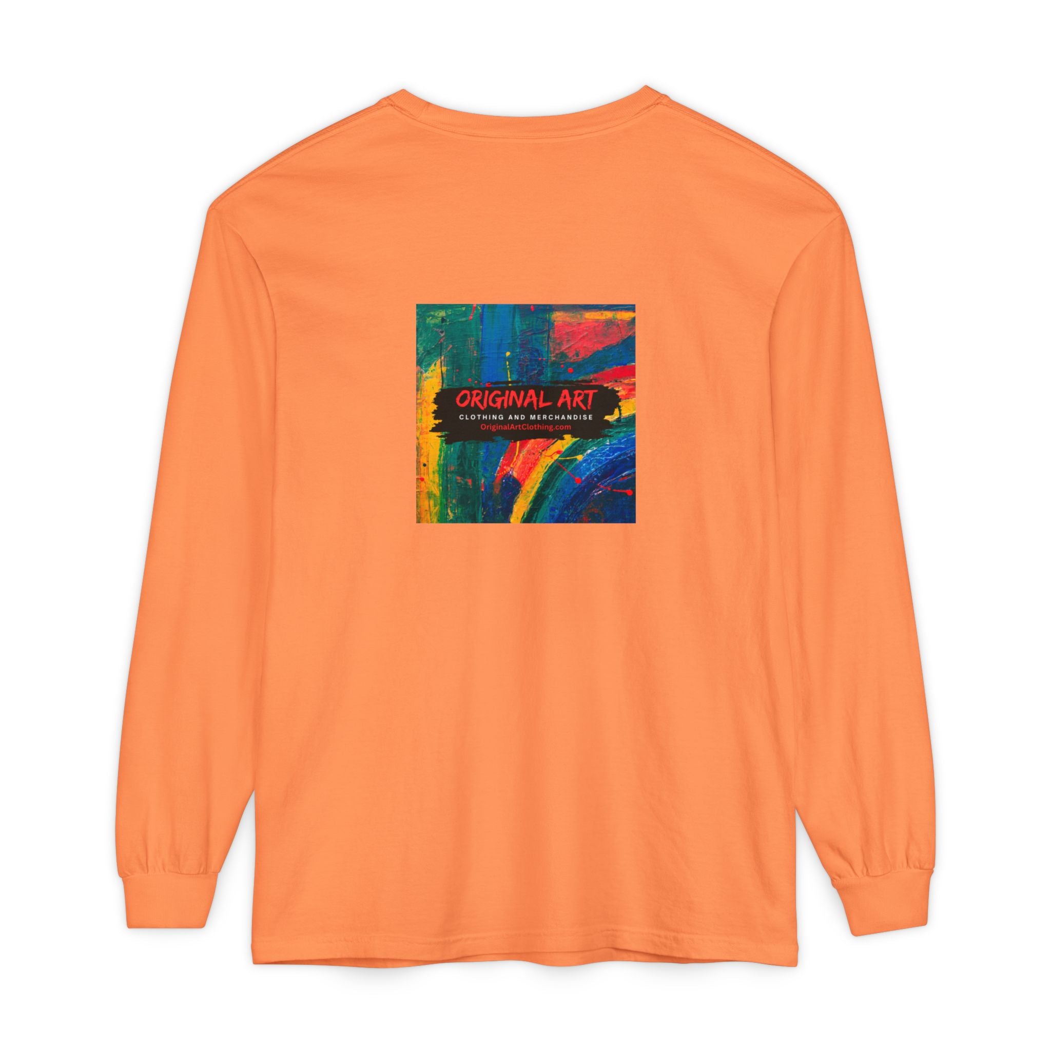Dog Park Unisex Garment-dyed Long Sleeve T-Shirt