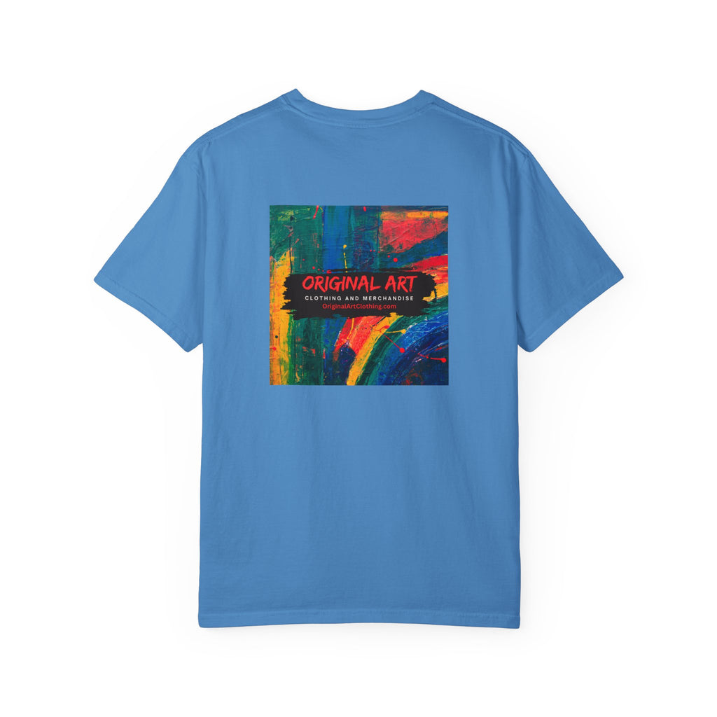 Vibe Unisex Garment-Dyed T-shirt | Casual Wear, Summer Fashion, Gift for Friends, Positive Vibes, Unique Streetwear