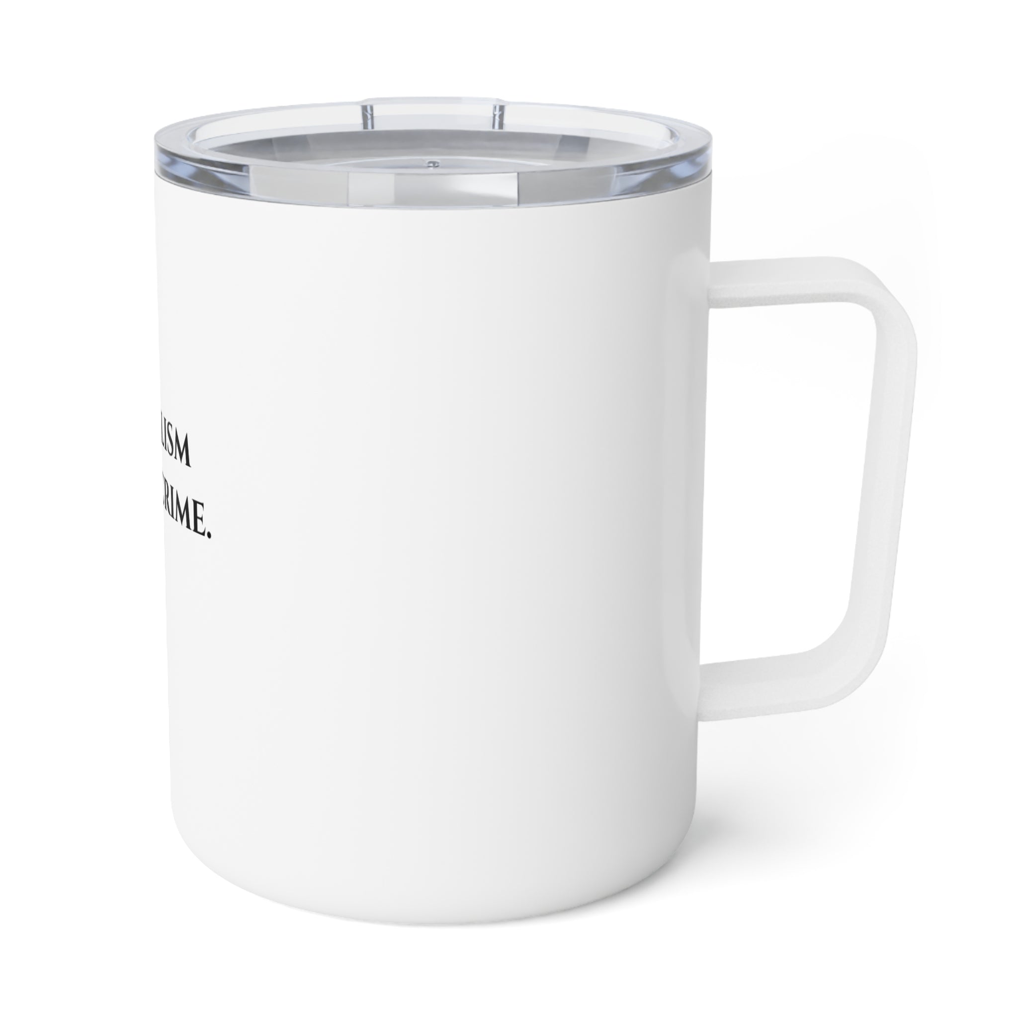 "Journalism Is Not a Crime" Insulated Coffee Mug (10oz)