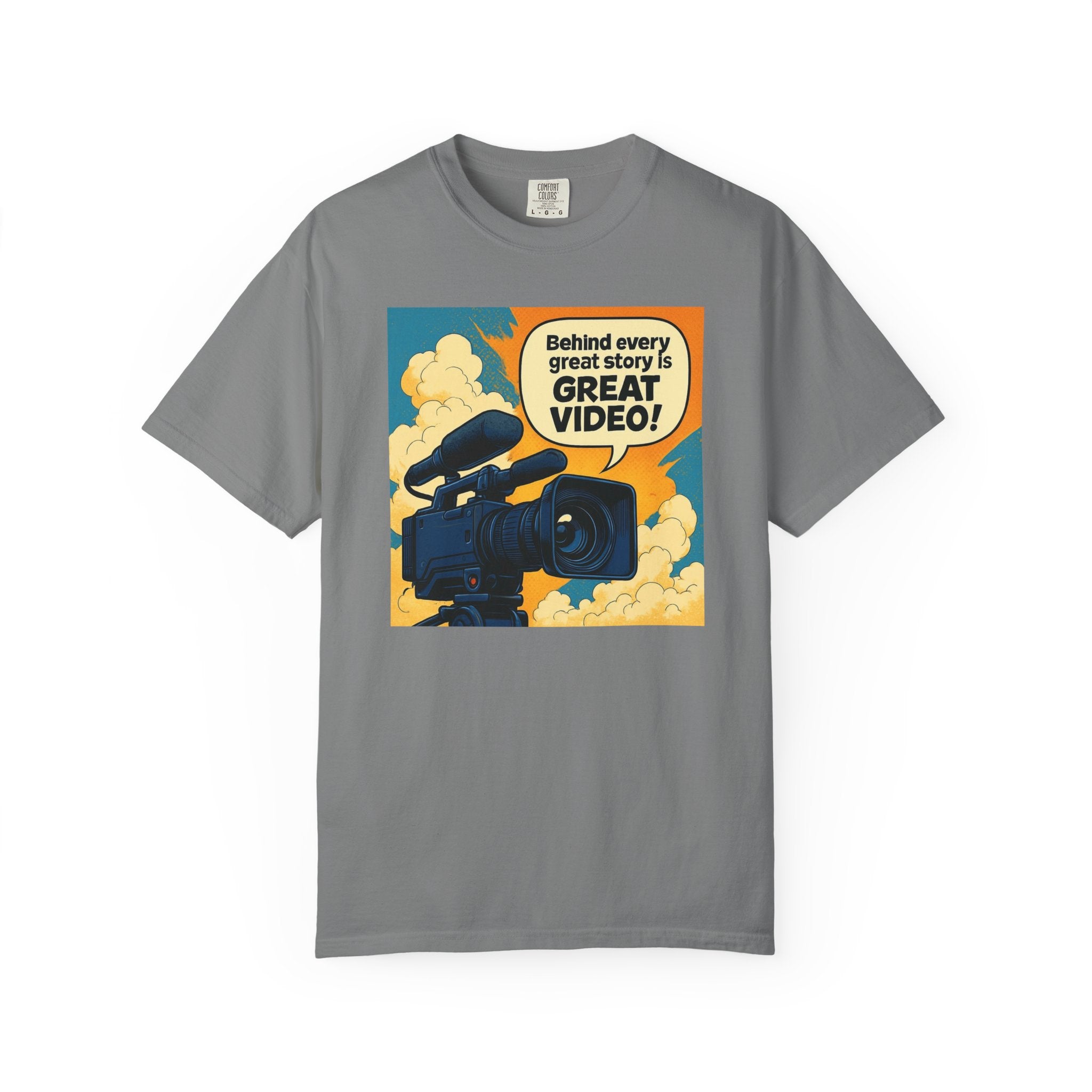 TV News Videographer Unisex Garment-Dyed T-shirt