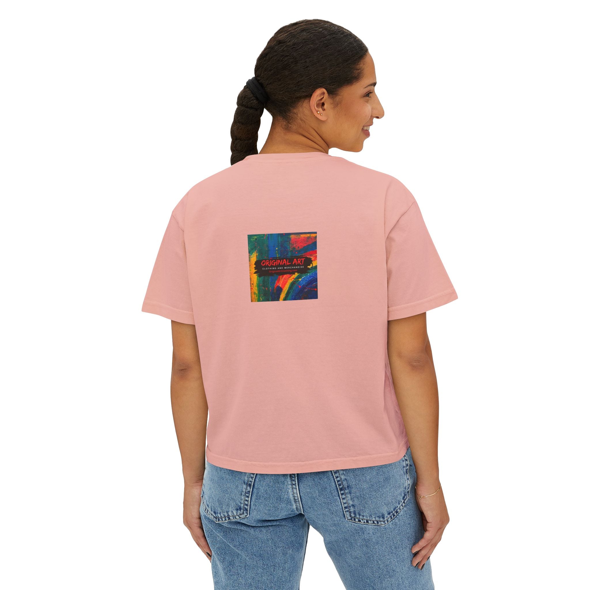 Nurses Superheroes Tee — "Nurses Super Heroes in Scrubs" Women's Boxy T‑Shirt (Casual Gift for Nurses)