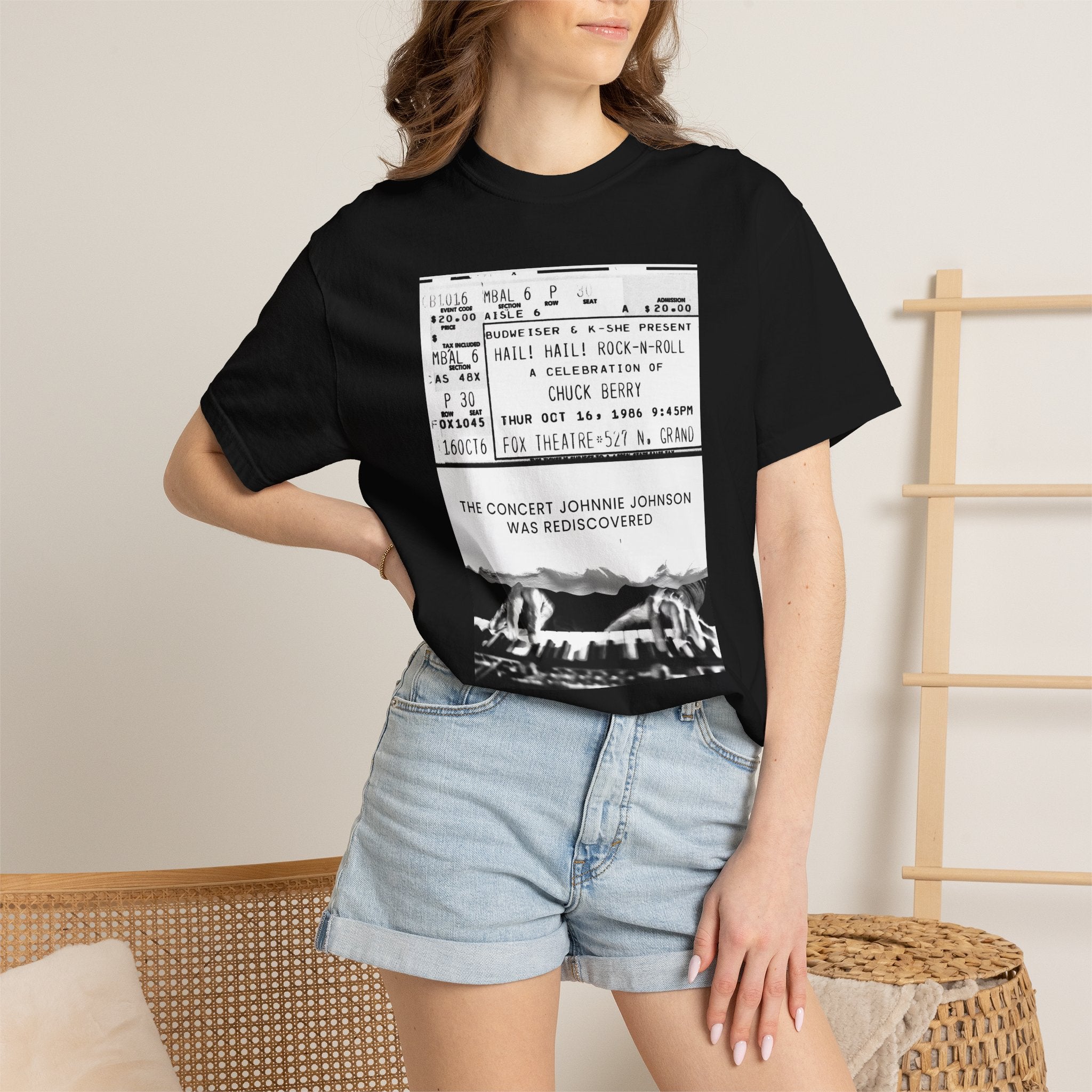 "The Concert Johnnie Johnson Was Rediscovered" Graphic T-Shirt