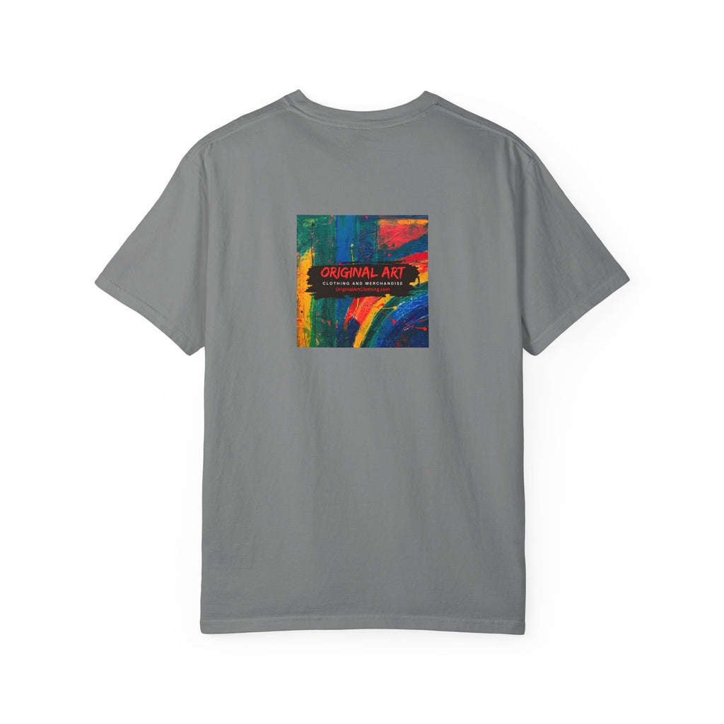 Girl Dad T-Shirt — 'Girl Dad' Heart Front & Colorful 'Original Art' Back Tee