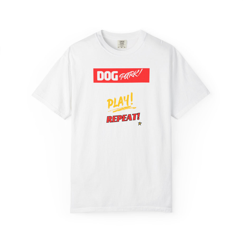 Dog Park Unisex Garment-Dyed T-shirt