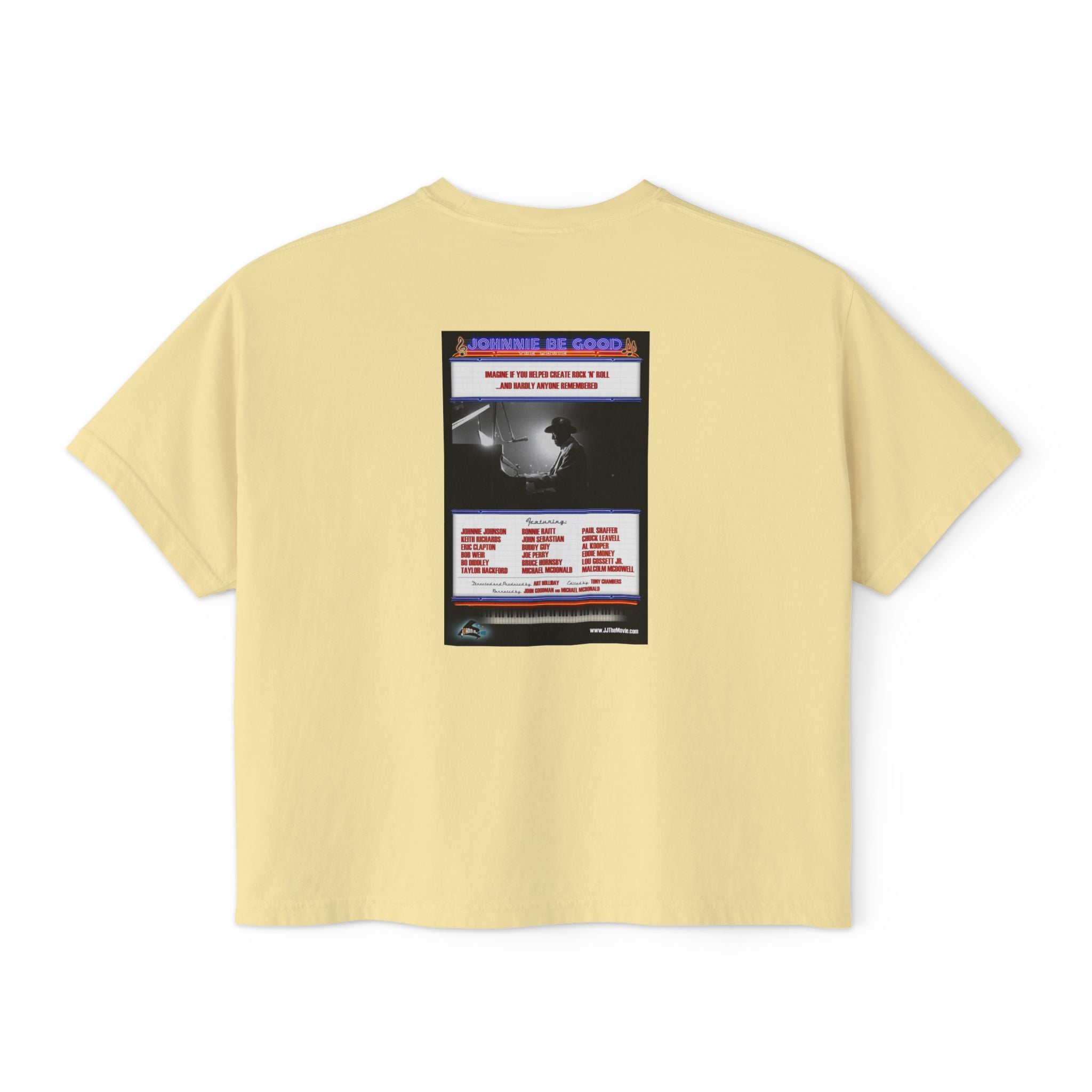 Johnnie Be Good documentary Women's Boxy Tee —